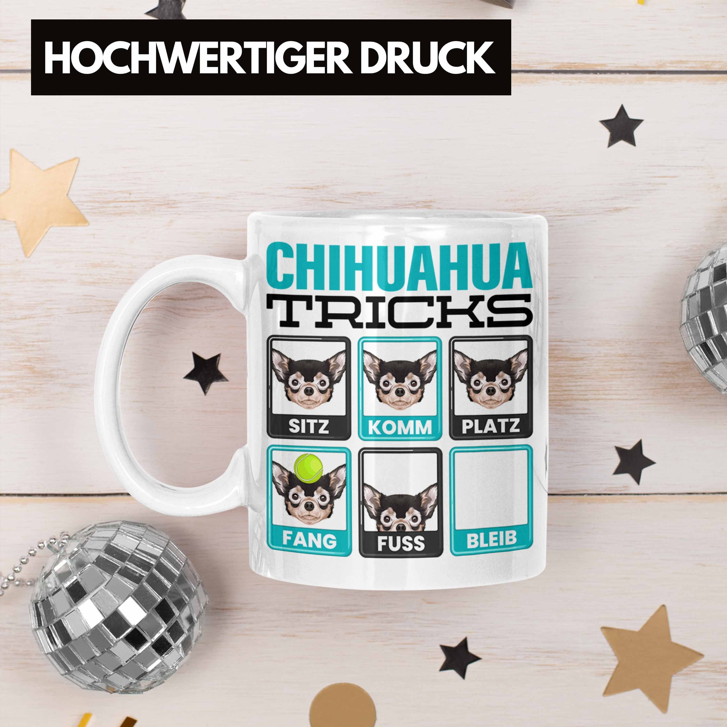 Trendation Tasse Tasse Besitzer Spruch Lustiger Chihuahua Weiss Geschenkidee Chihuah Geschenk