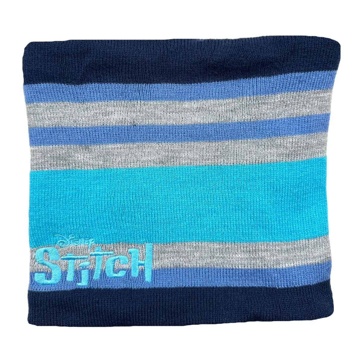 Disney Bommelmütze Disney Stitch Set Kinder Herbst 3tlg Set Wintermütze Snood Handschuhe Gr. 54