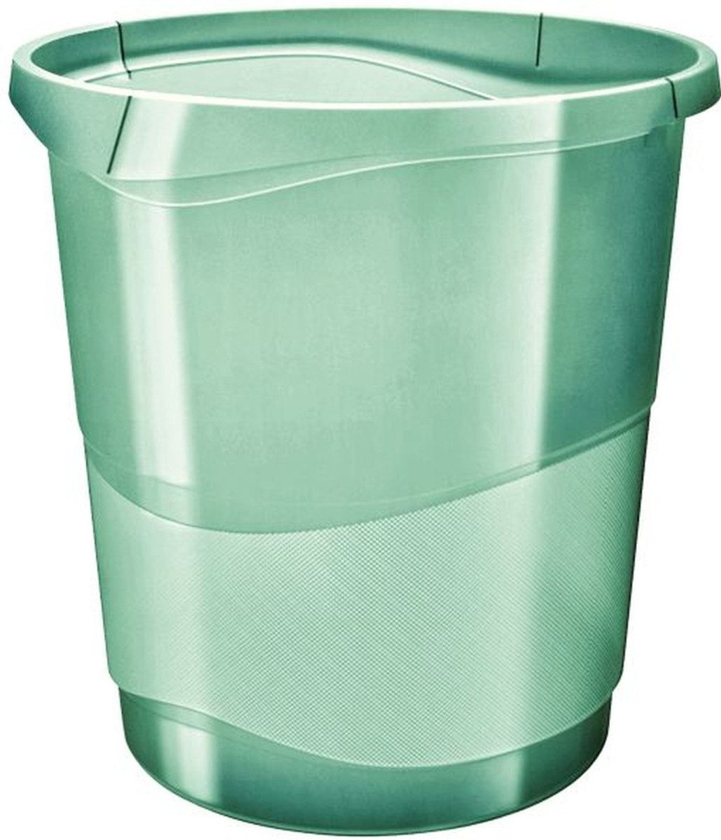ESSELTE Papierkorb Papierkorb Colour'Ice PP 14l transparent grün