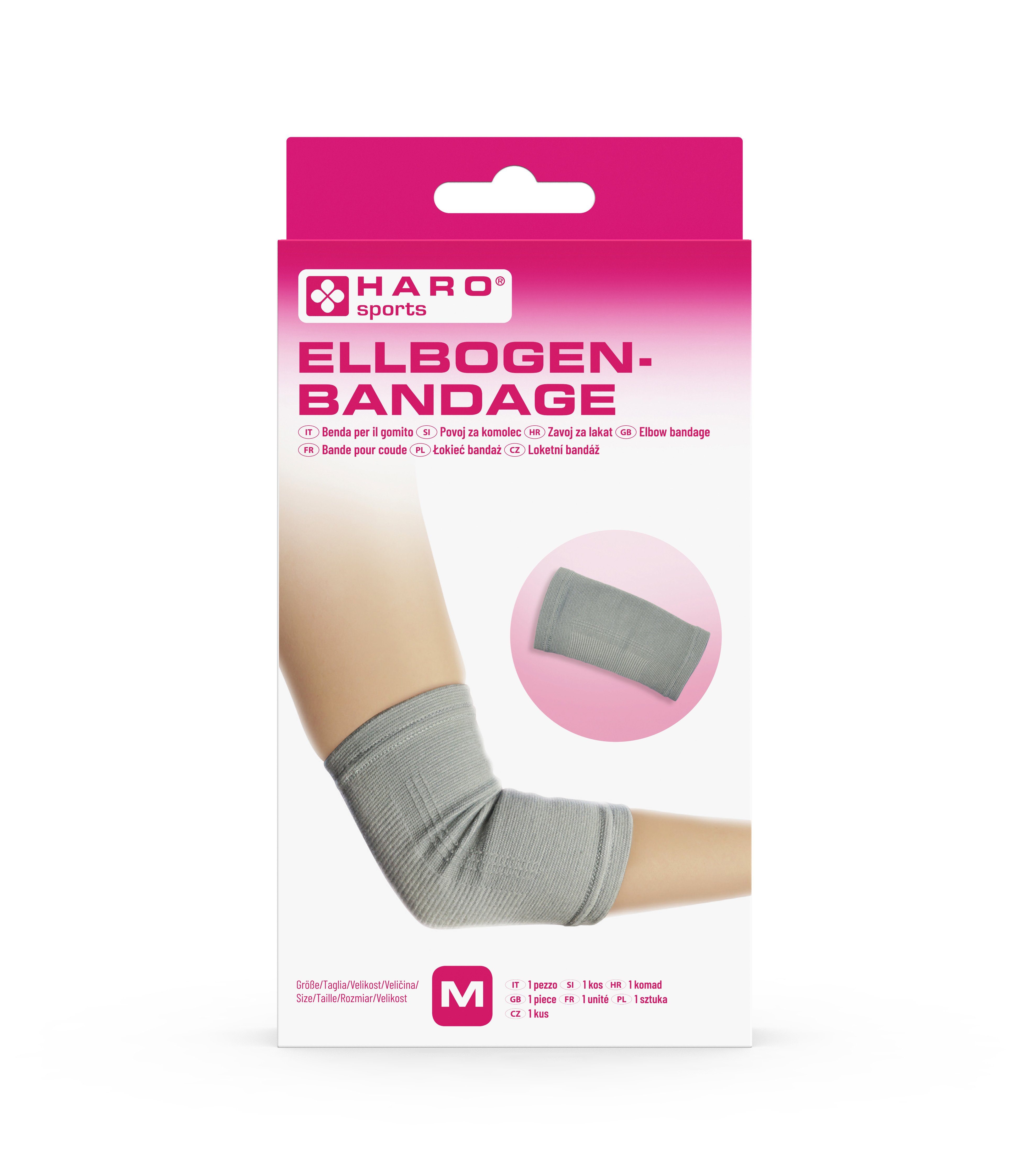 HARO-MC Ellenbogenbandage Ellbogen-Bandage für Damen Herren, bei Schmerzen, Arm-Schutz