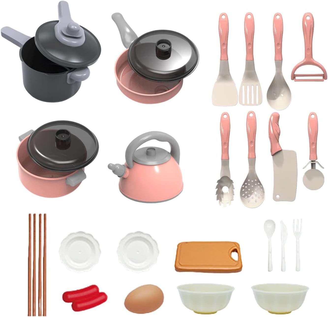 HAUSS SPOLE Spielküche 28er-set Küchenutensilien Spielküchen Set für Kinder günstig online kaufen