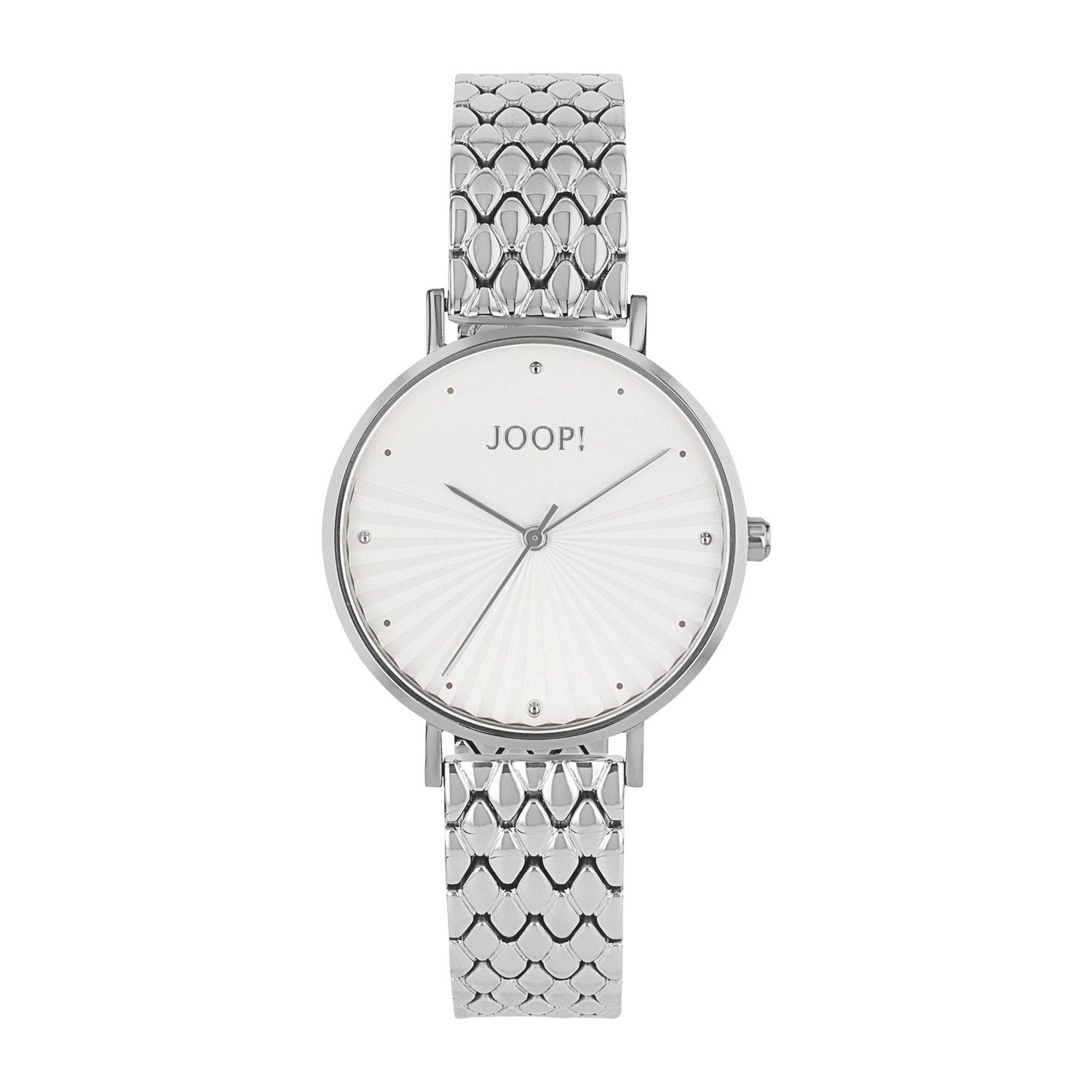 JOOP! Quarzuhr 2100481, Armbanduhr, Damenuhr, Edelstahlarmband, analog