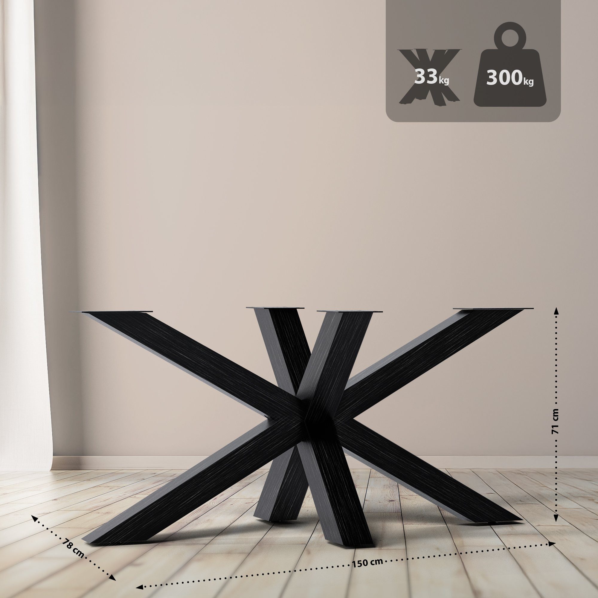 CLP Esstisch Harlan, für DIY-Tisch, bis günstig online kaufen