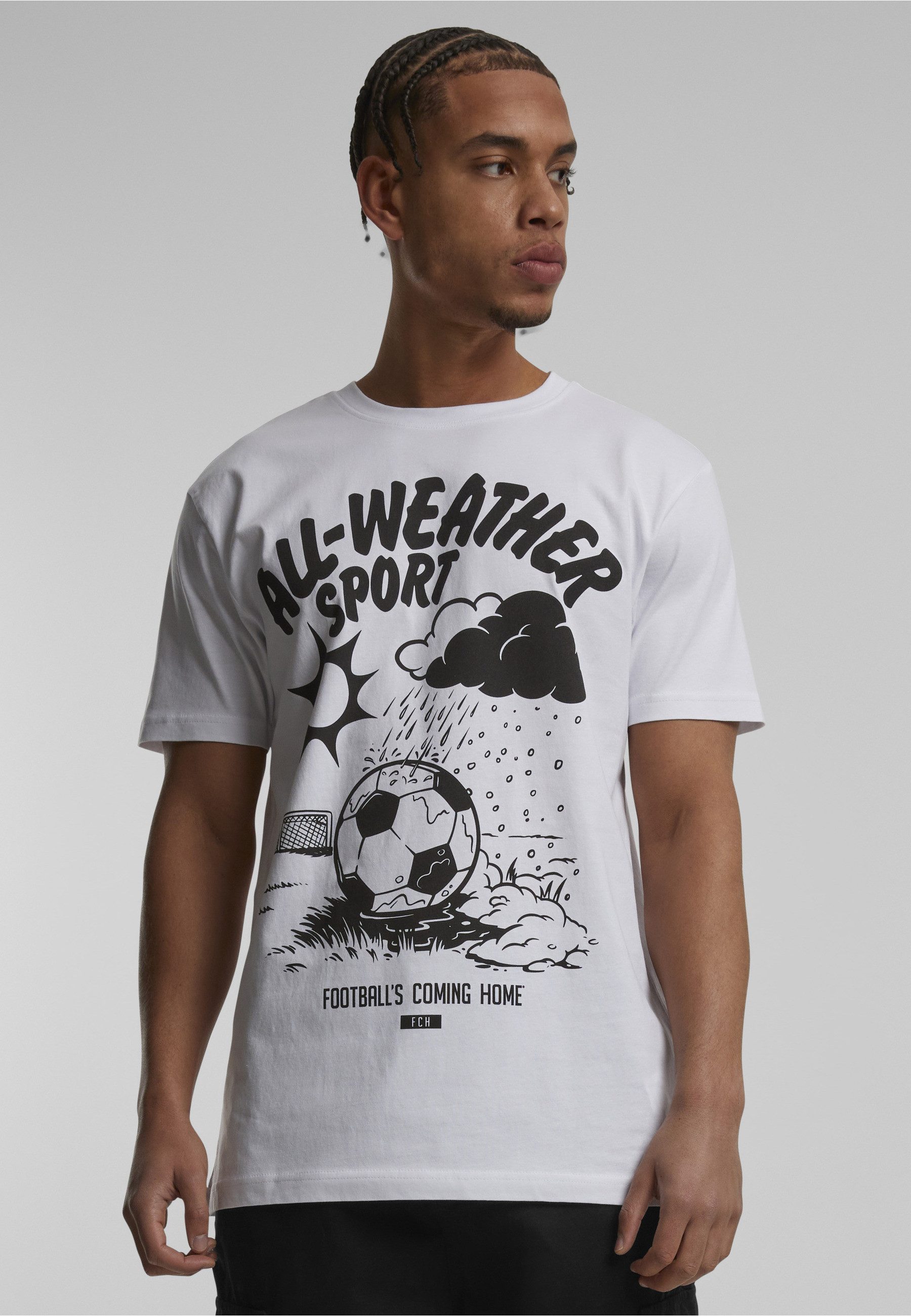 Merchcode T-Shirt Merchcode Footballs Coming Home All Weather Sports Tee (1-tlg)