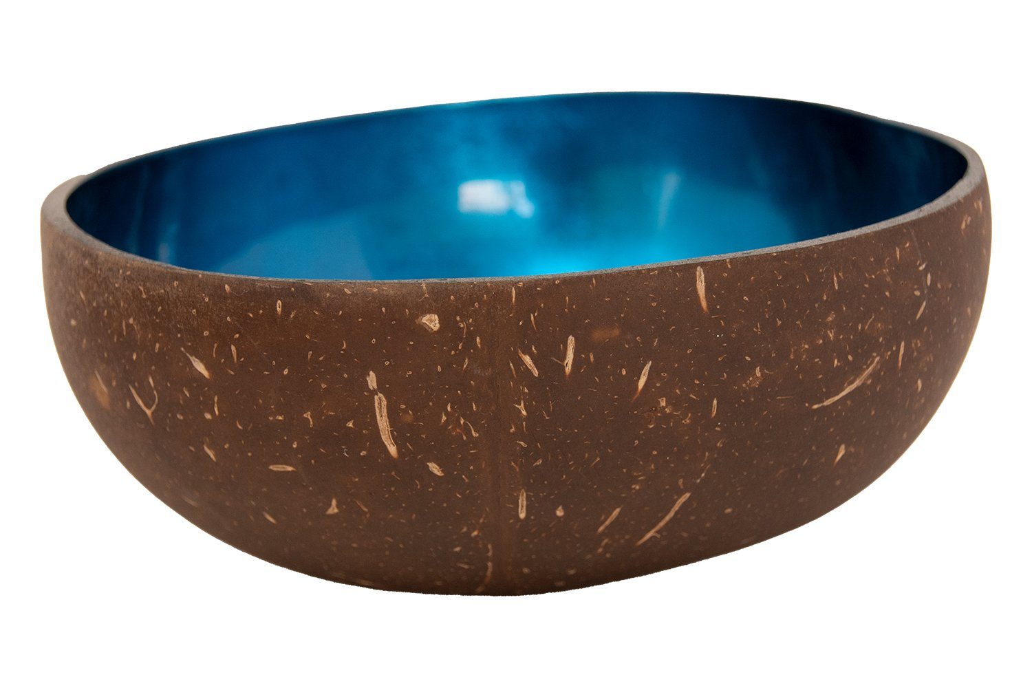 Benera Müslischale Kokosnussschale Müslischale Dekoschale blau