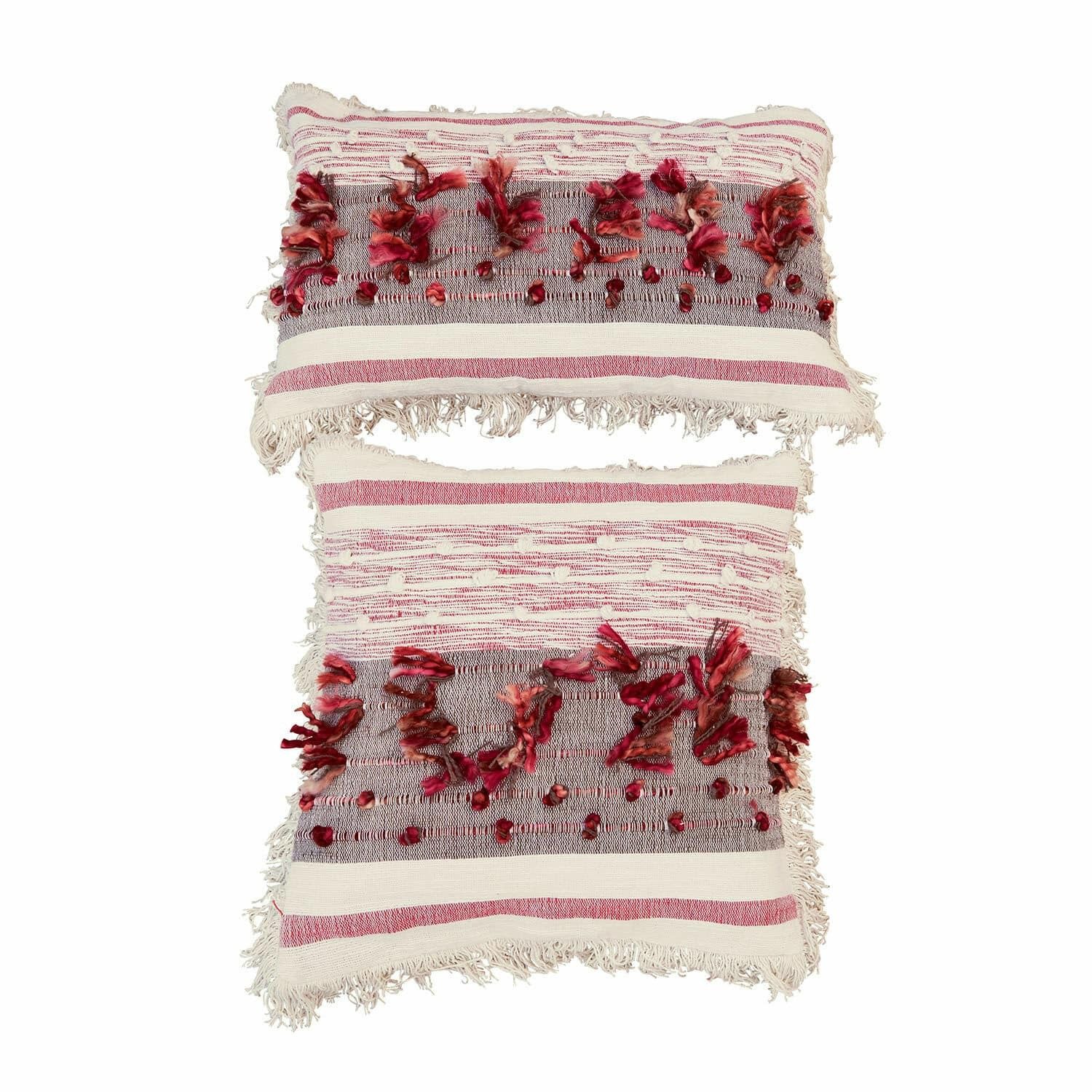 Mirabeau Kissenhülle Kissenhülle 2er Set Yazmira creme/rosa