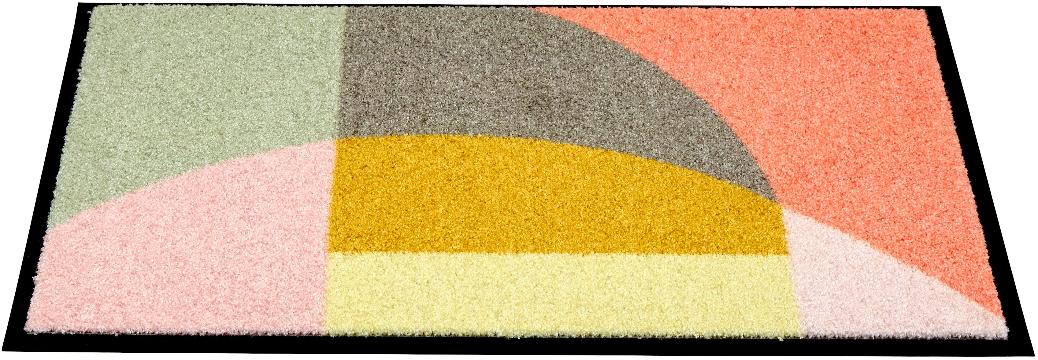 SCHÖNER WOHNEN-Kollektion Fußmatte Bellevue, rechteckig, Höhe: 8 mm, Türmatte, Schmutzfang, In und Outdoor, Sauberlauf, waschbar