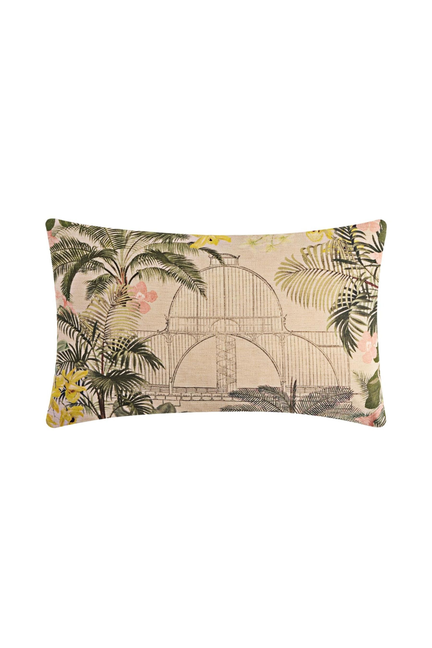 Dekokissen Kew Gardens Kissen mit Palmen-Print, 50 x 30 cm