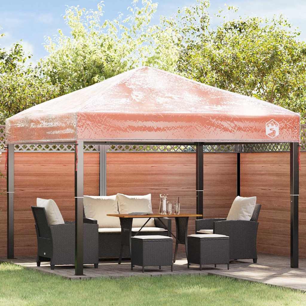 vidaXL Partyzelt Ersatzbezug für Pavillon Transparent 300 x 300 x 26 cm PVC