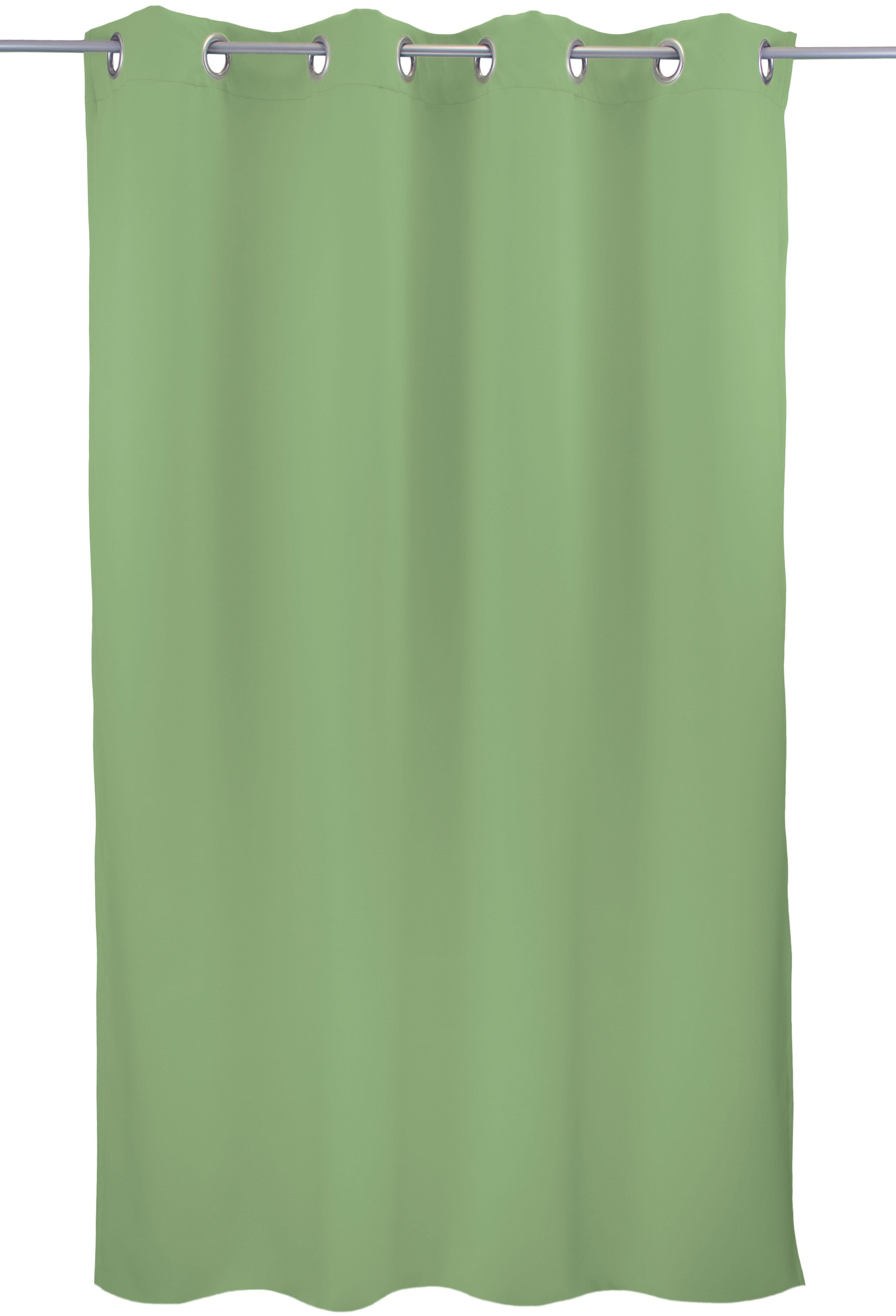 Vorhang Leon1, VHG, Ösen (1 St), verdunkelnd schilfgrün