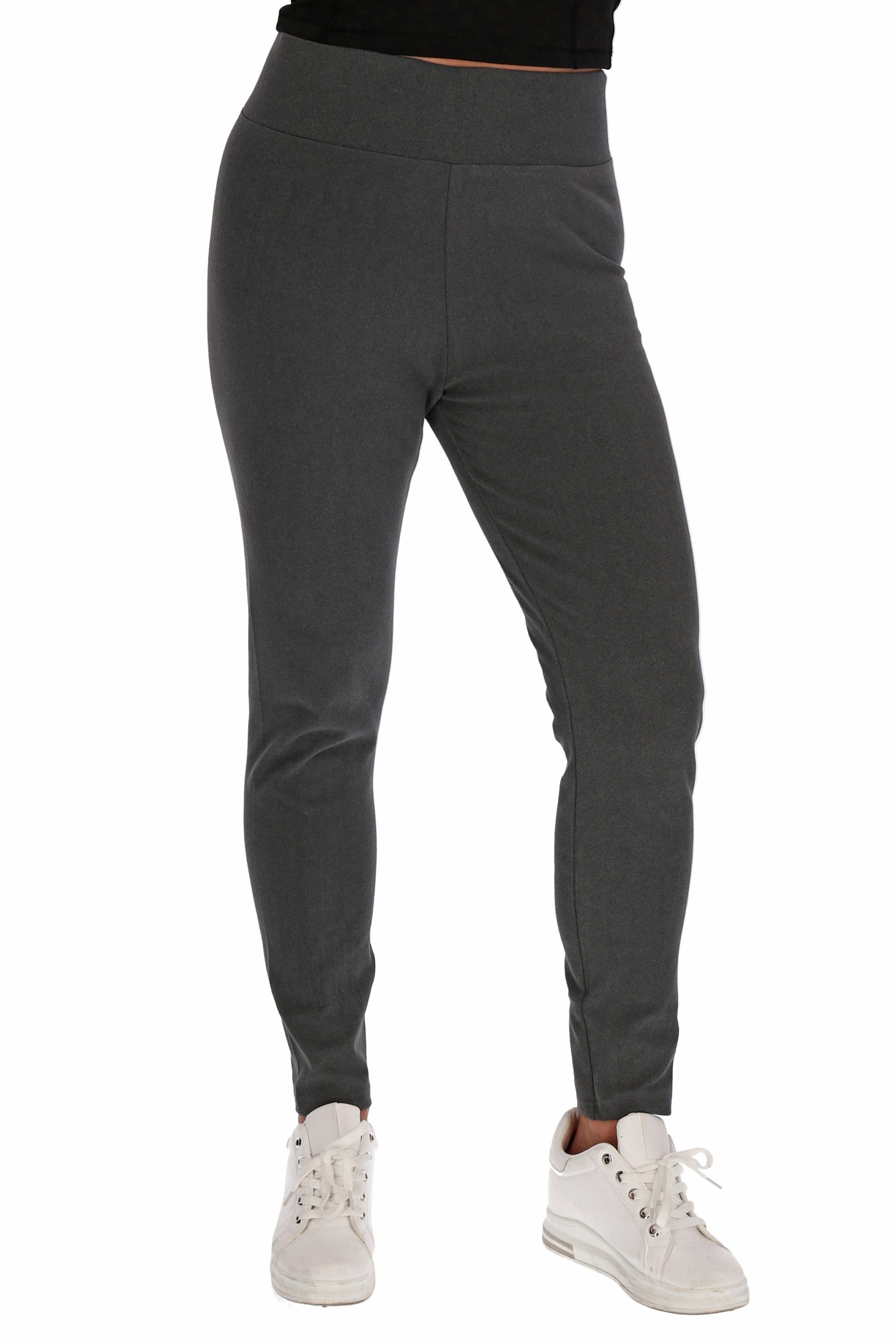 cofi1453 Jogginghose Damen Übergröße 2XL-6XL Baumwolle Cotton Leggings  Freizeithose Sport Jogginghose Stretch Hose