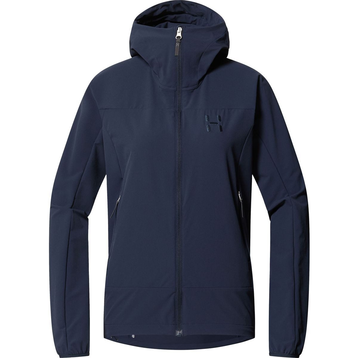 Haglöfs Softshelljacke Rosson Softshell Hood Women Robuste und wasserabweisende Softshell-Jacke für Damen, ideal für