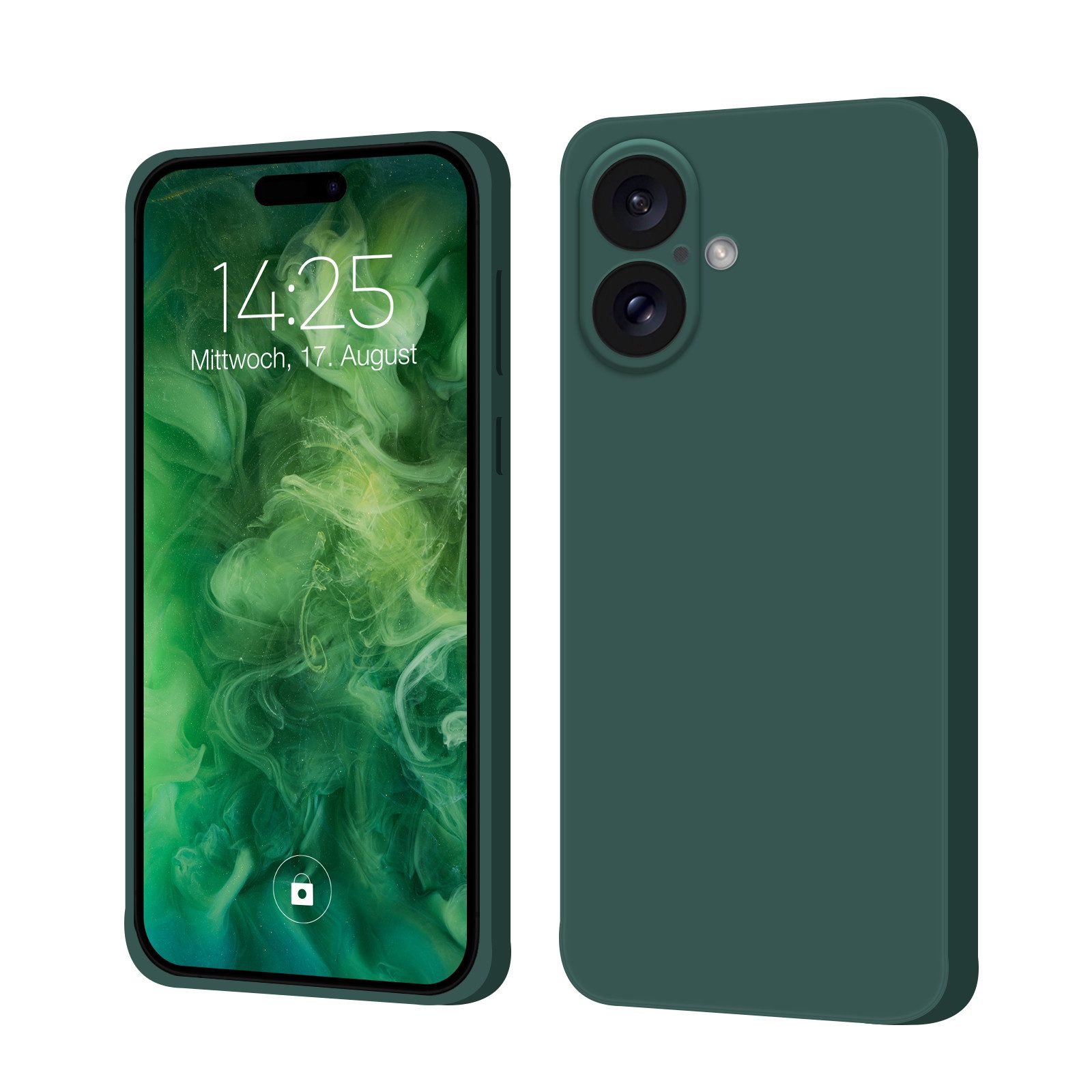 Tec-Expert Handyhülle SoftGrip Cover Hülle für Apple iPhone 17, Handy Case Bumper integrierter Kameraschutz flexibel