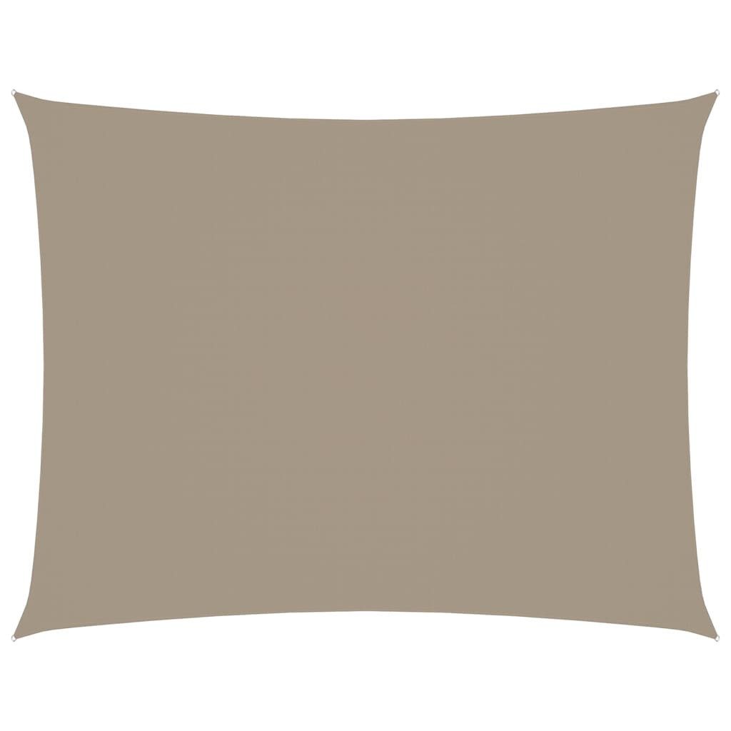 Sonnensegel Sonnensegel Oxford-Gewebe Rechteckig 2,5x3,5 m Taupe