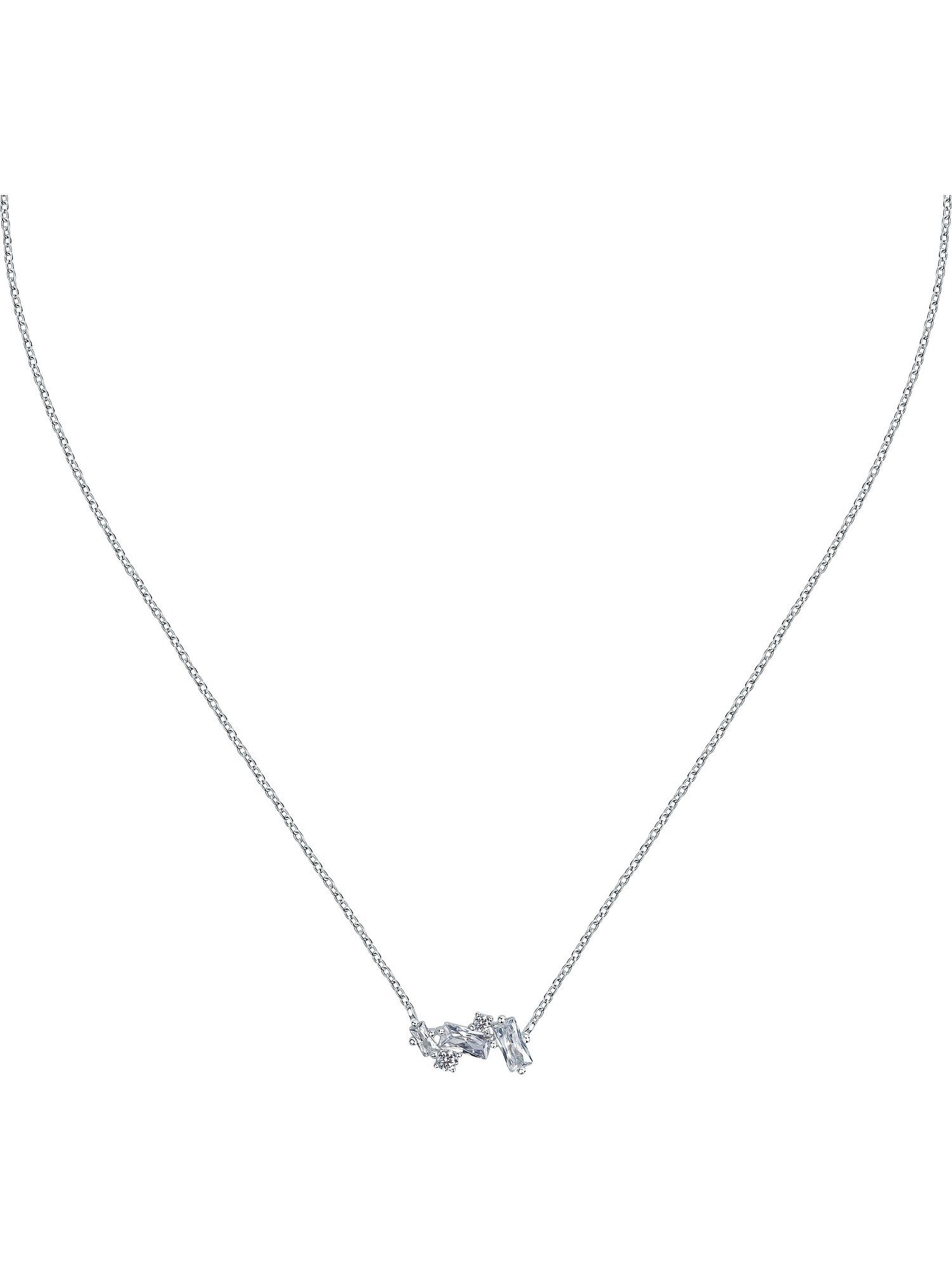 Silberkette CHRIST Damen-Kette 925er Silber, recycelt Zirkonia