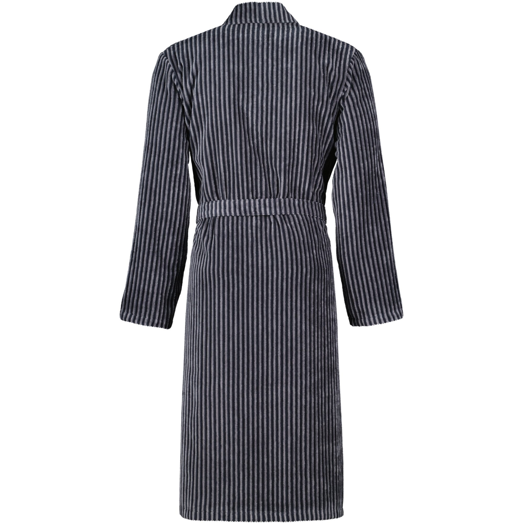 Cawö Herrenbademantel Streifen 4854 Kimono Velours, Kimono, 100% Baumwolle – Bild 3 von 3