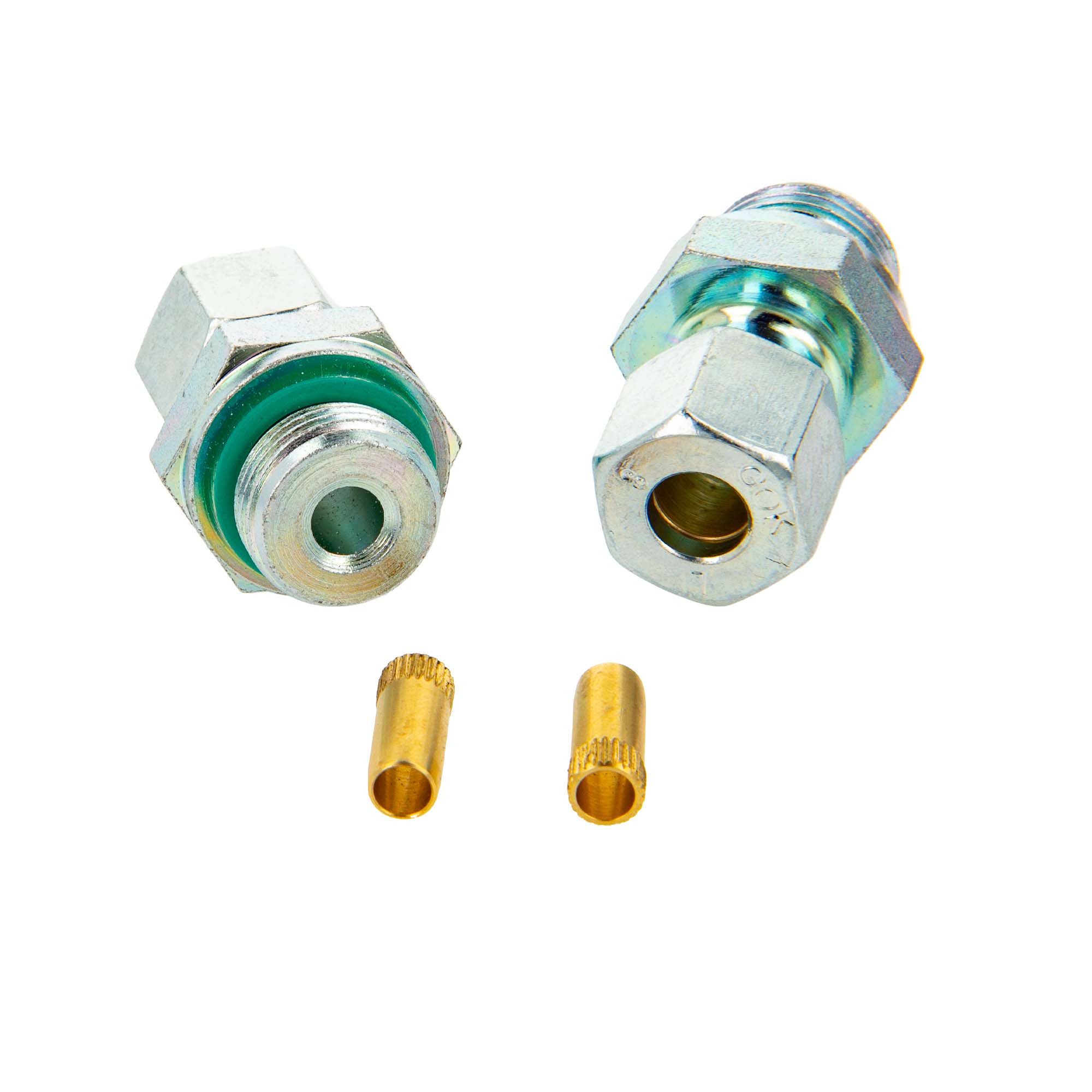 GOK Wasserrohr Schneidringverschraubung Typ GERLB mit zylindr. AG G 3/8 Zoll & O-Ring, Ø 8 mm x G 3/8 Zoll AG
