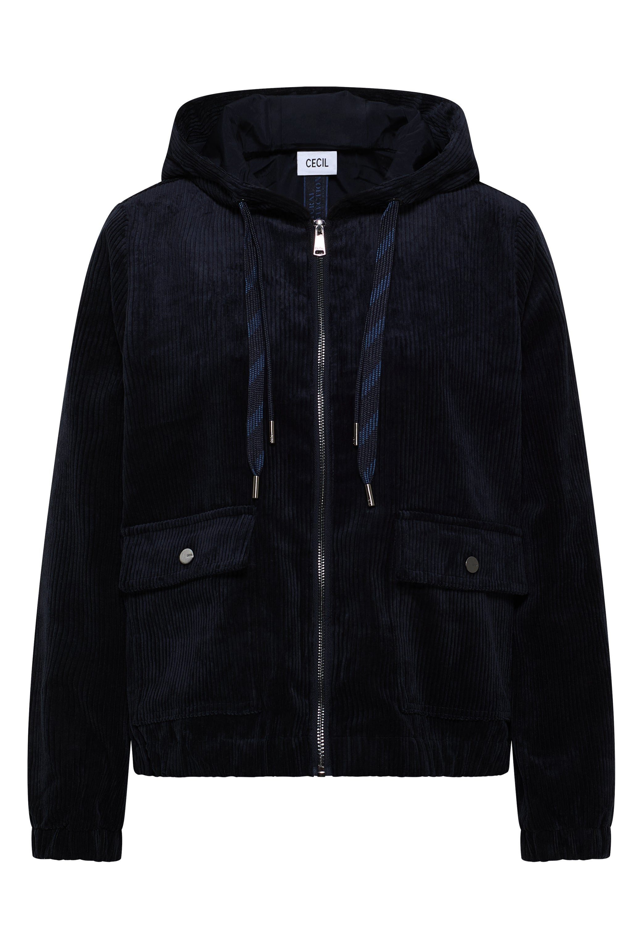 CECIL Cordjacke Cordjacke mit Kapuze (1-St) günstig online kaufen