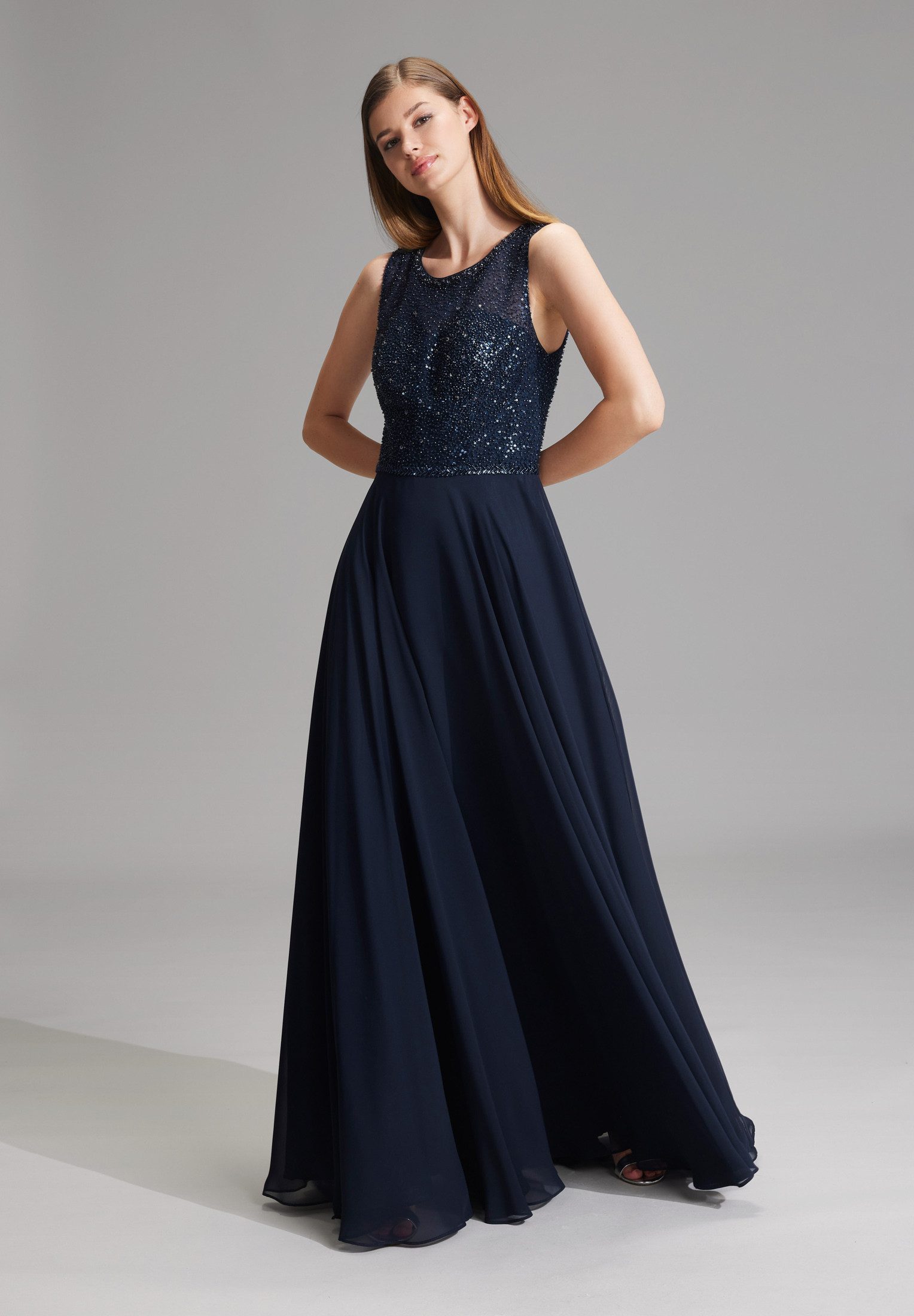 Hey Kyla Abendkleid - Abendkleid aus Material-Mix
