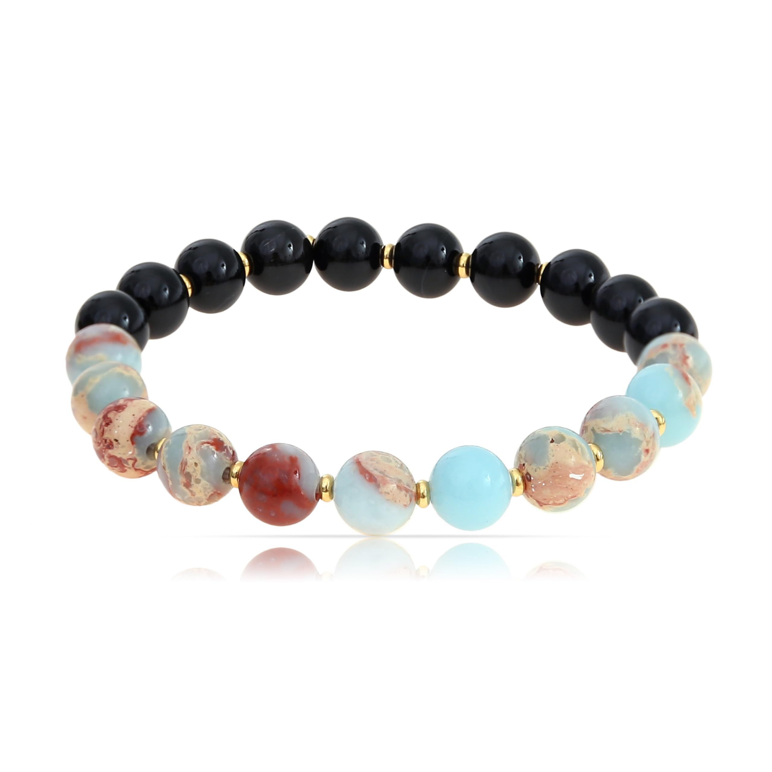 Made by Nami Armband Edelstein Chakra Armband für Damen aus Steinen, Gesche günstig online kaufen