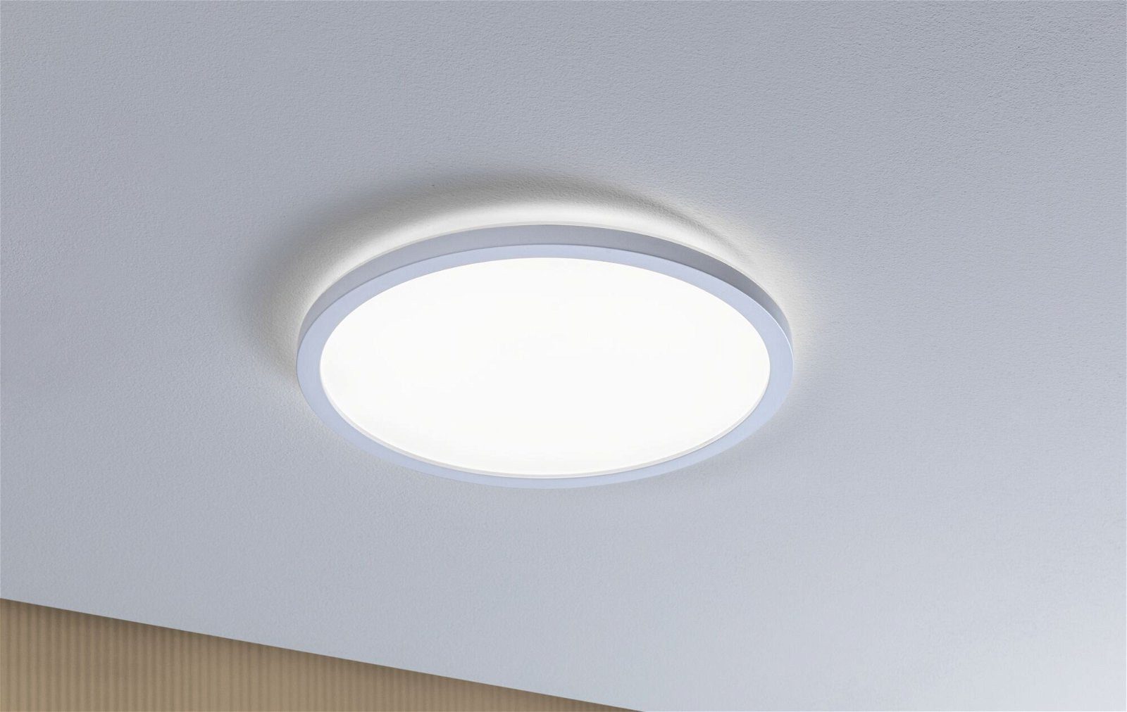 Paulmann LED Panel Atria Shine 4000K IP44 rund, LED fest integriert, Neutralweiß, Backlight – Bild 4 von 5