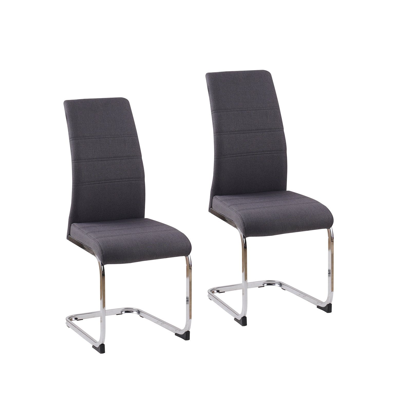 HTI-Living Freischwinger Schwingstuhl SallyC Grau (Set, 2 St), Freischwinge günstig online kaufen