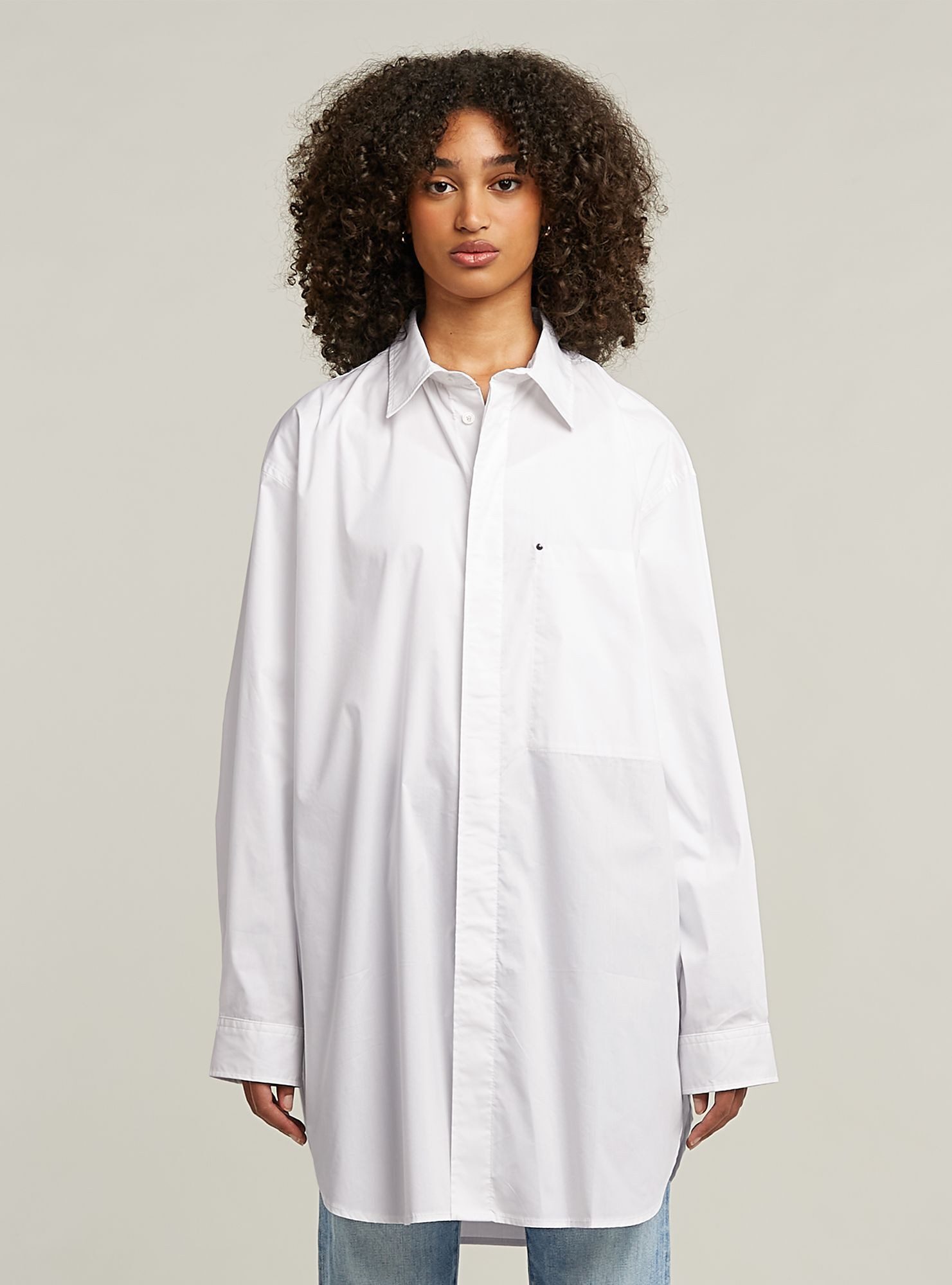 G-STAR Langarmshirt Oversized Boyfriend Hemd