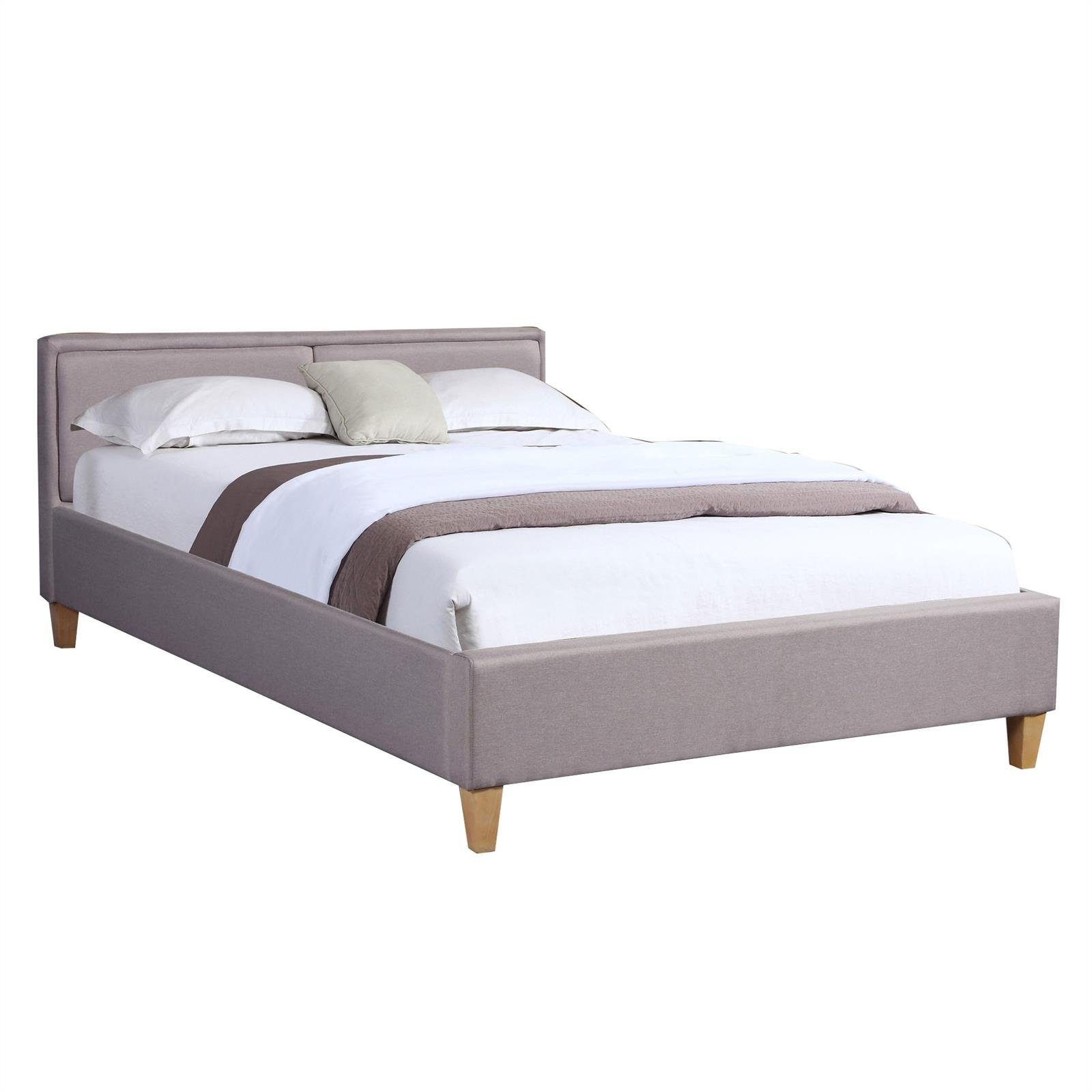 CARO-Möbel Polsterbett ANAIS, Doppelbett 140x200 cm Bettgestell mit Lattenr günstig online kaufen