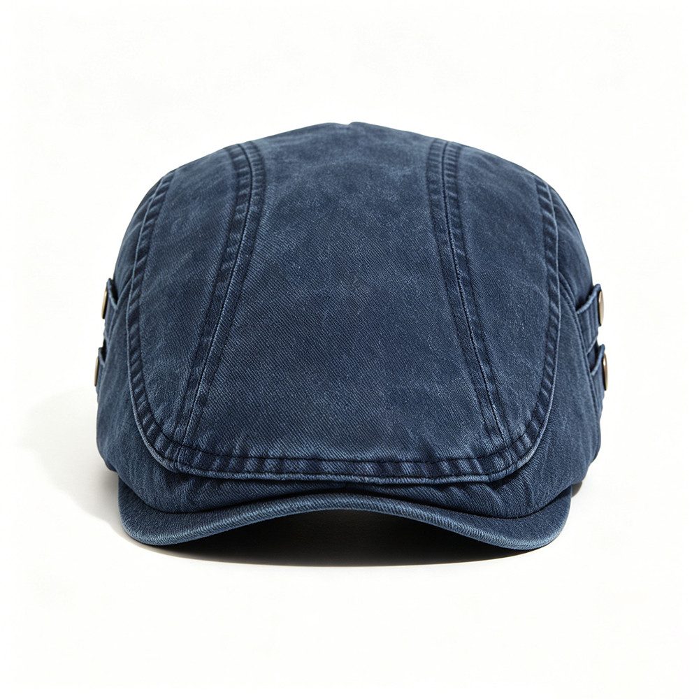 Bwecuy Flat Cap Herren Flatcap Schirmmütze Driving Cabbie Jagd Flatcap Newsboy Cap Vintage Baskenmütze Fahrer Mütze – Bild 2 von 3