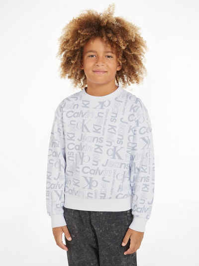 Calvin Klein Jeans Sweatshirt INST. CK AOP CREWNECK Kinder bis 16 Jahre