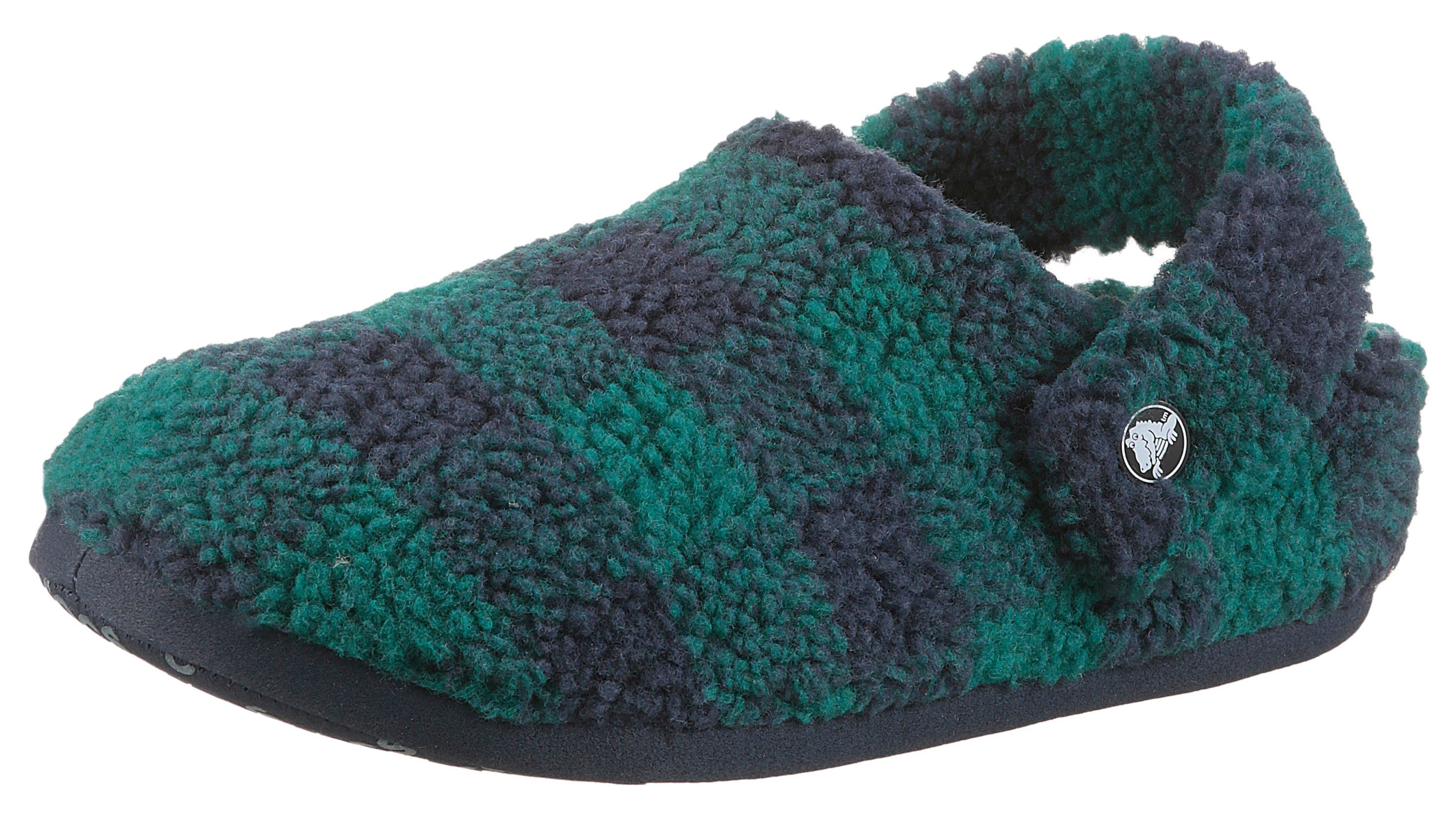 Crocs Classic Buffalo Check Cozzzy Slipper Hausschuh Pantoffel, Mule mit kariertem Muster
