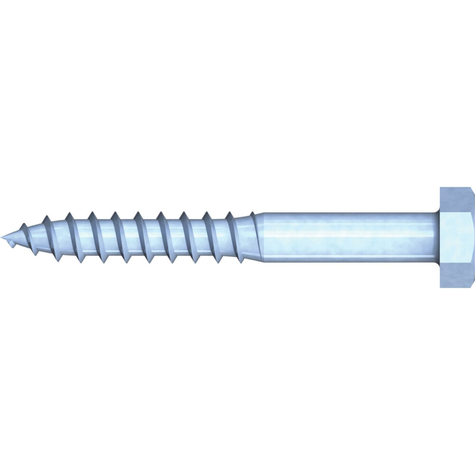 REISSER-Schraubentechnik GmbH Sechskant-Holzschraube Schlüsselschrauben vzkt 12 x 80 Paket 25 Stück DIN 571 Stahl, vzkt, (25 St)