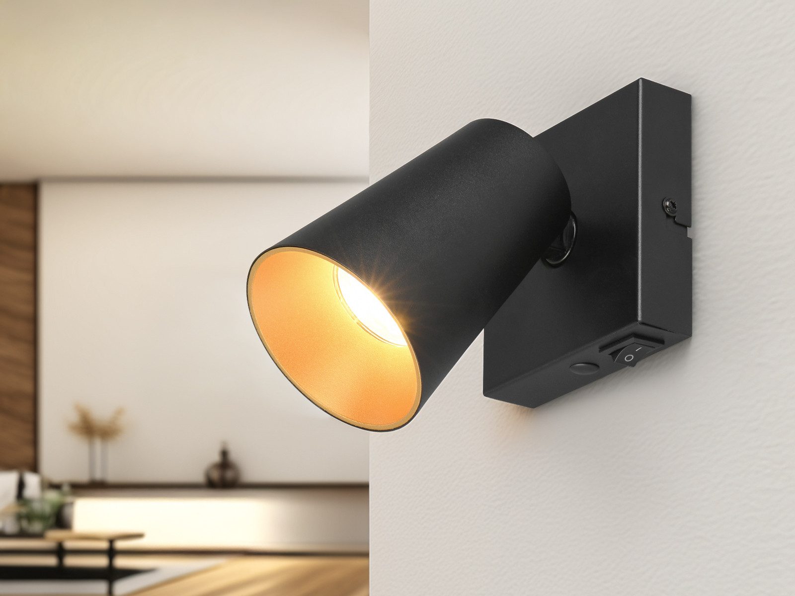 TRIO Leuchten LED Wandleuchte, Dimmfunktion, LED wechselbar, Warmweiß, Spot günstig online kaufen