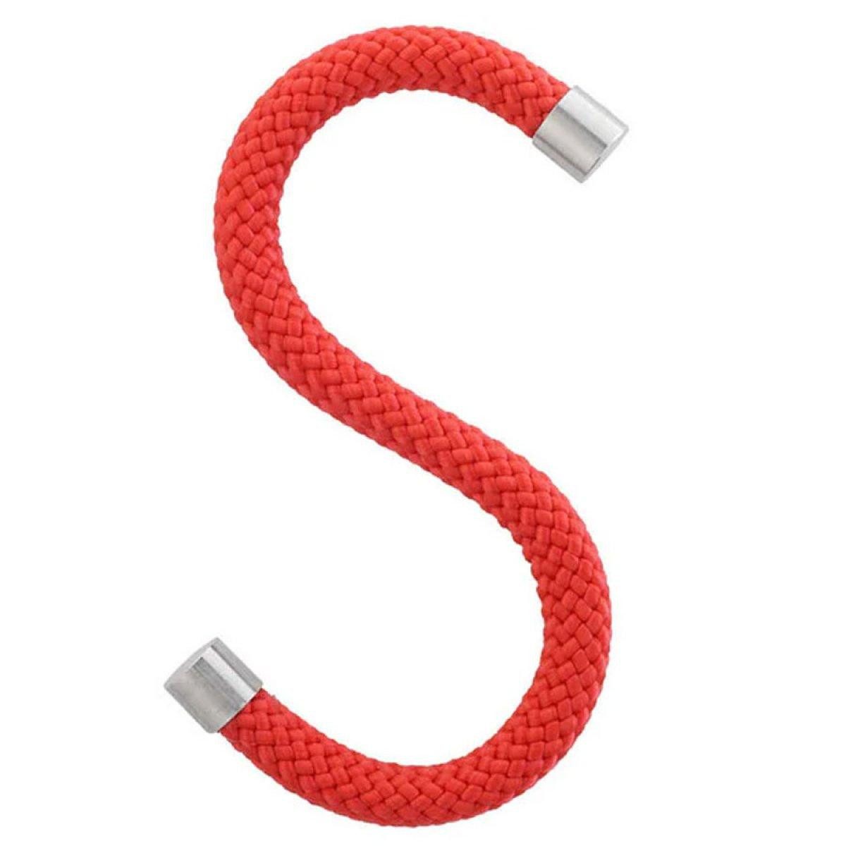 Peppermint Products Garderobenhaken Products Kleiderhaken S Rope Hook Rot (5er-Set)