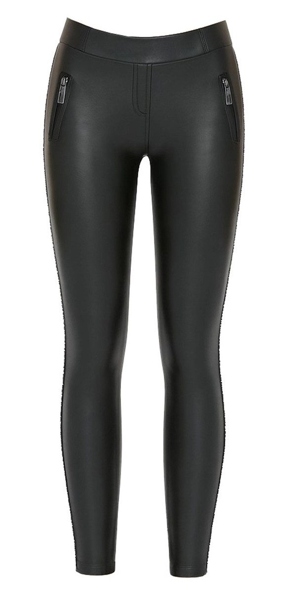 Bas Bleu Leggings elegante Damenhose, Lederoptik günstig online kaufen