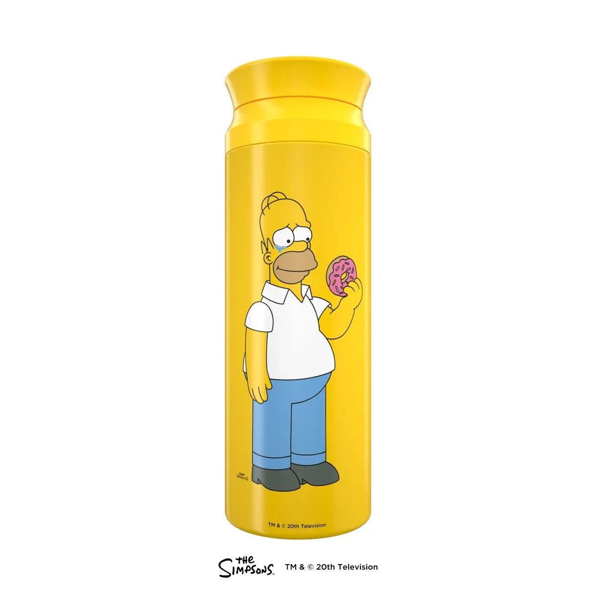 HOLY STONE Isolierflasche HOLY Thermo Shaker Becher Simpsons Edition 700ml Edelstahl Homer gelb