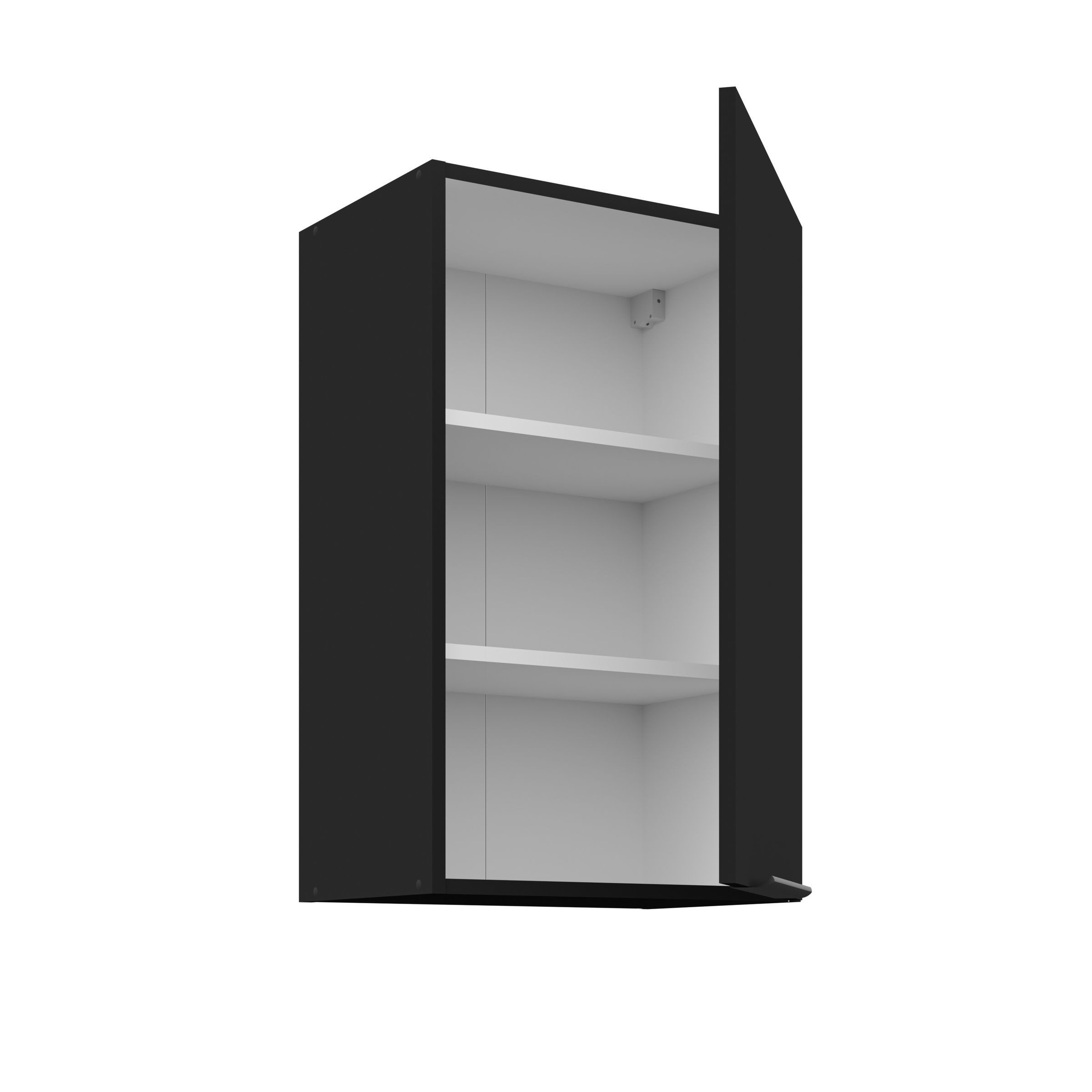 Küchen-Preisbombe Hängeschrank 45 cm Küche SIENA Schwarz Küchenzeile Küchen günstig online kaufen