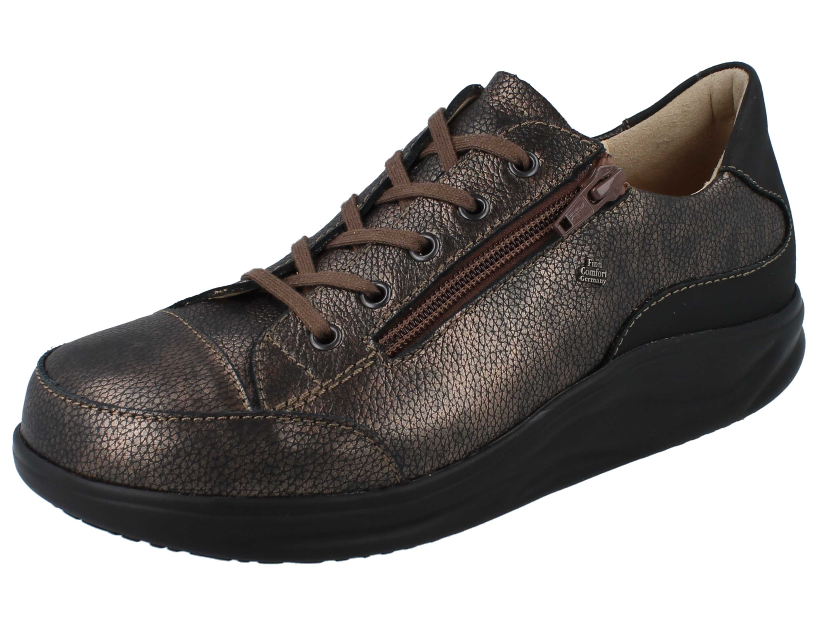 Finn Comfort FINN COMFORT FINNAMIC Hachiouji Damen Schnürschuhe kupfer braun Schnürschuh
