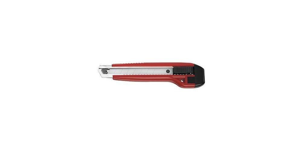 WESTCOTT Cuttermesser Cutter PREMIUM 18mm Metall rot/schwarz PREMIUM 18mm Metall rot/schwarz