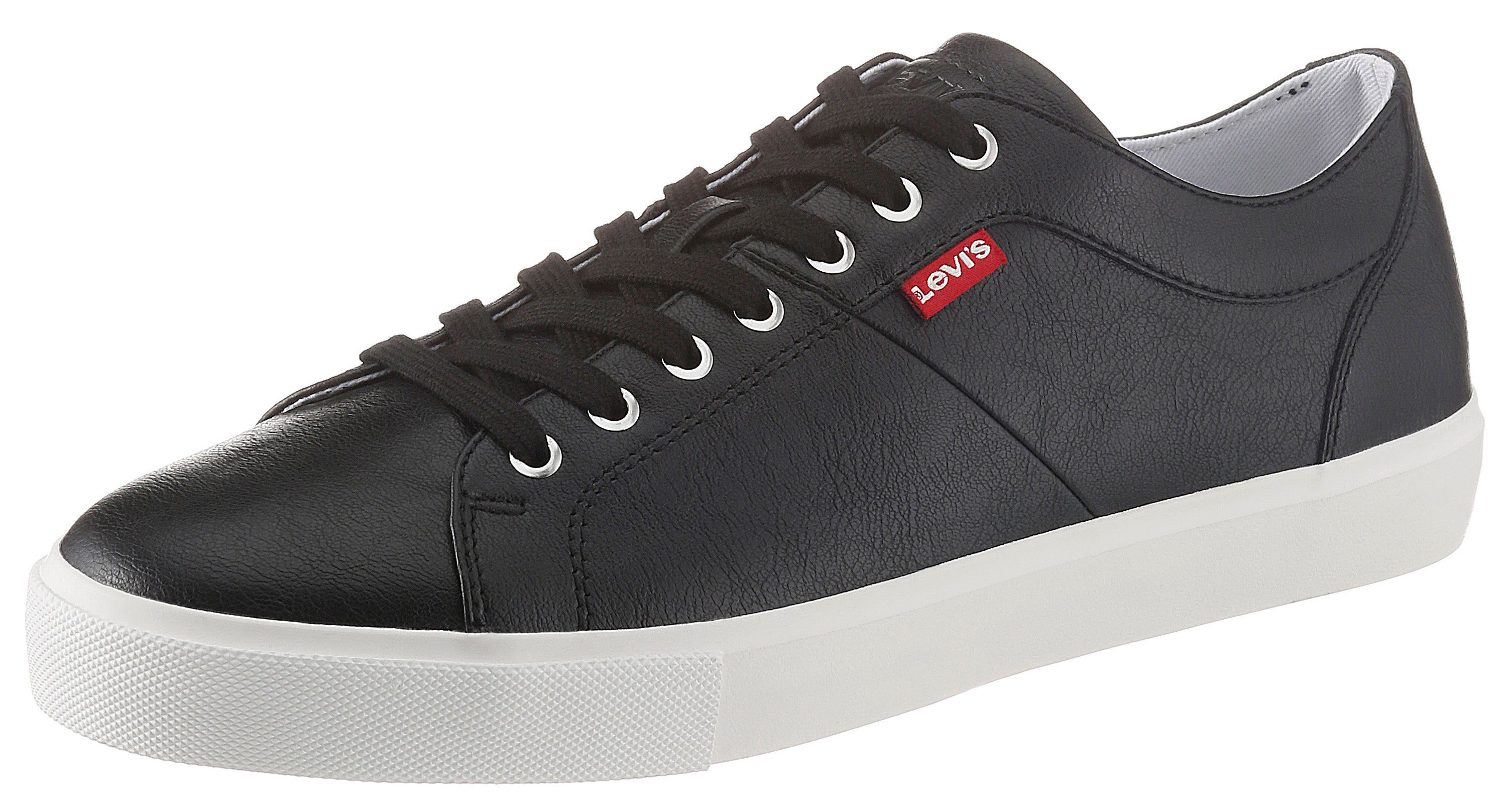 Levi's® WOODWARD Sneaker mit Ziernähten, Freizeitschuh, Halbschuh, Schnürschuh