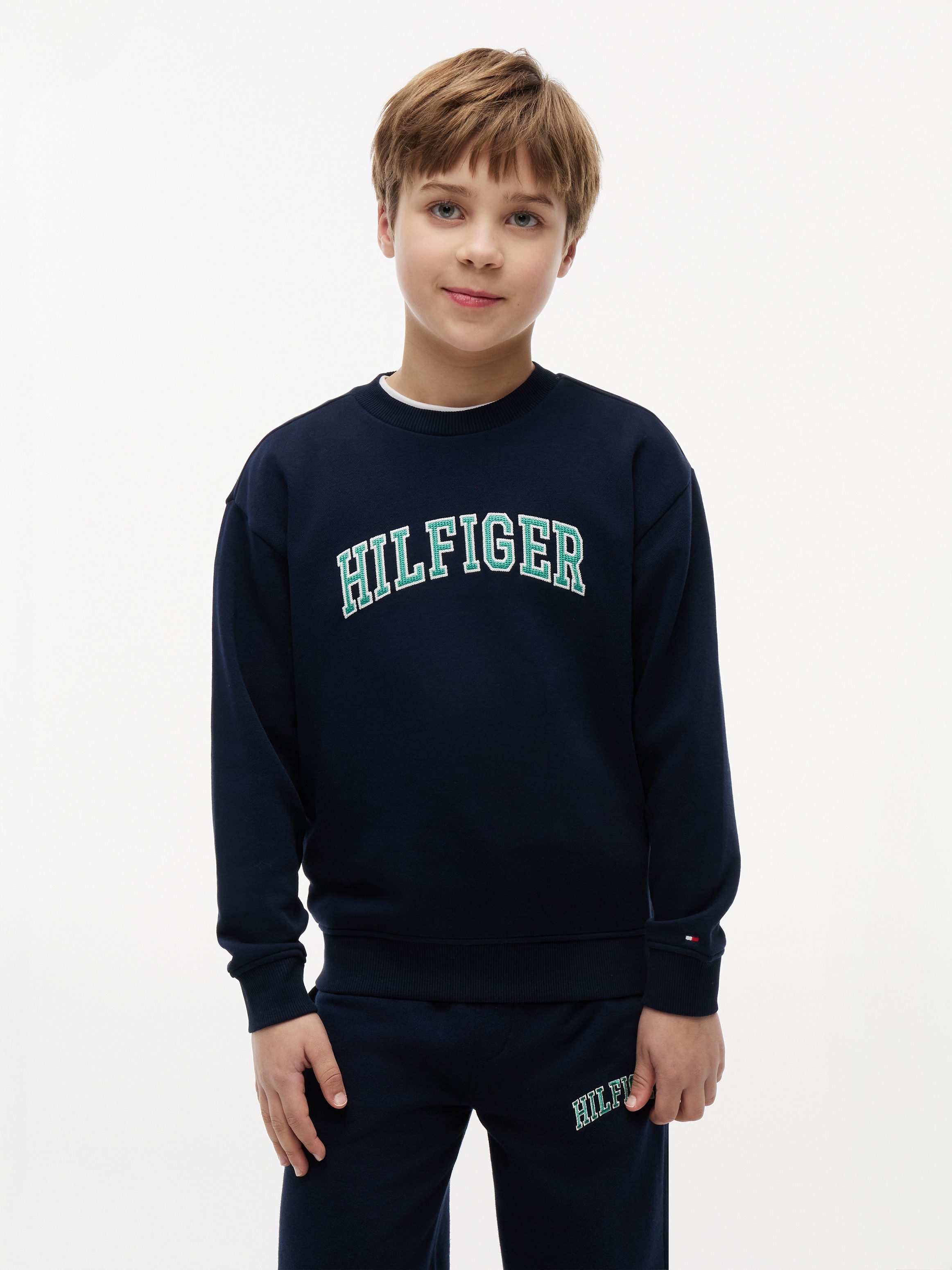 Tommy Hilfiger Sweatshirt HILFIGER VARSITY SWEATSHIRT für Kinder bis 16 Jahre, Rundhals