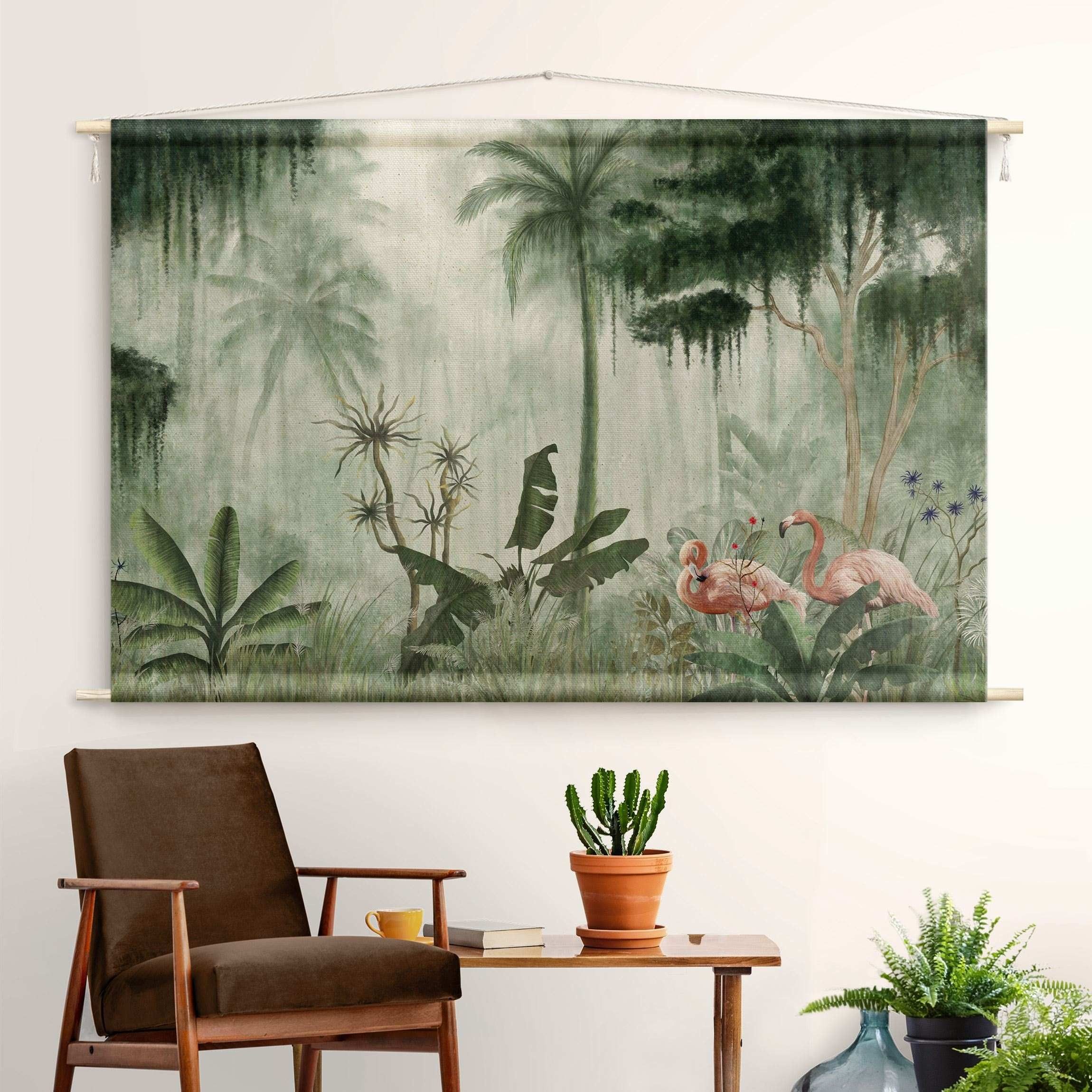 Bilderdepot24 Wandteppich modern Wald Tropisch Dschungel günstig online kaufen