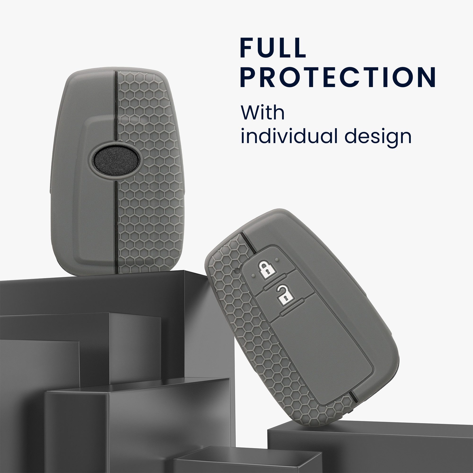 kwmobile Schlüsseltasche Autoschlüssel Silikon Hülle für günstig online kaufen