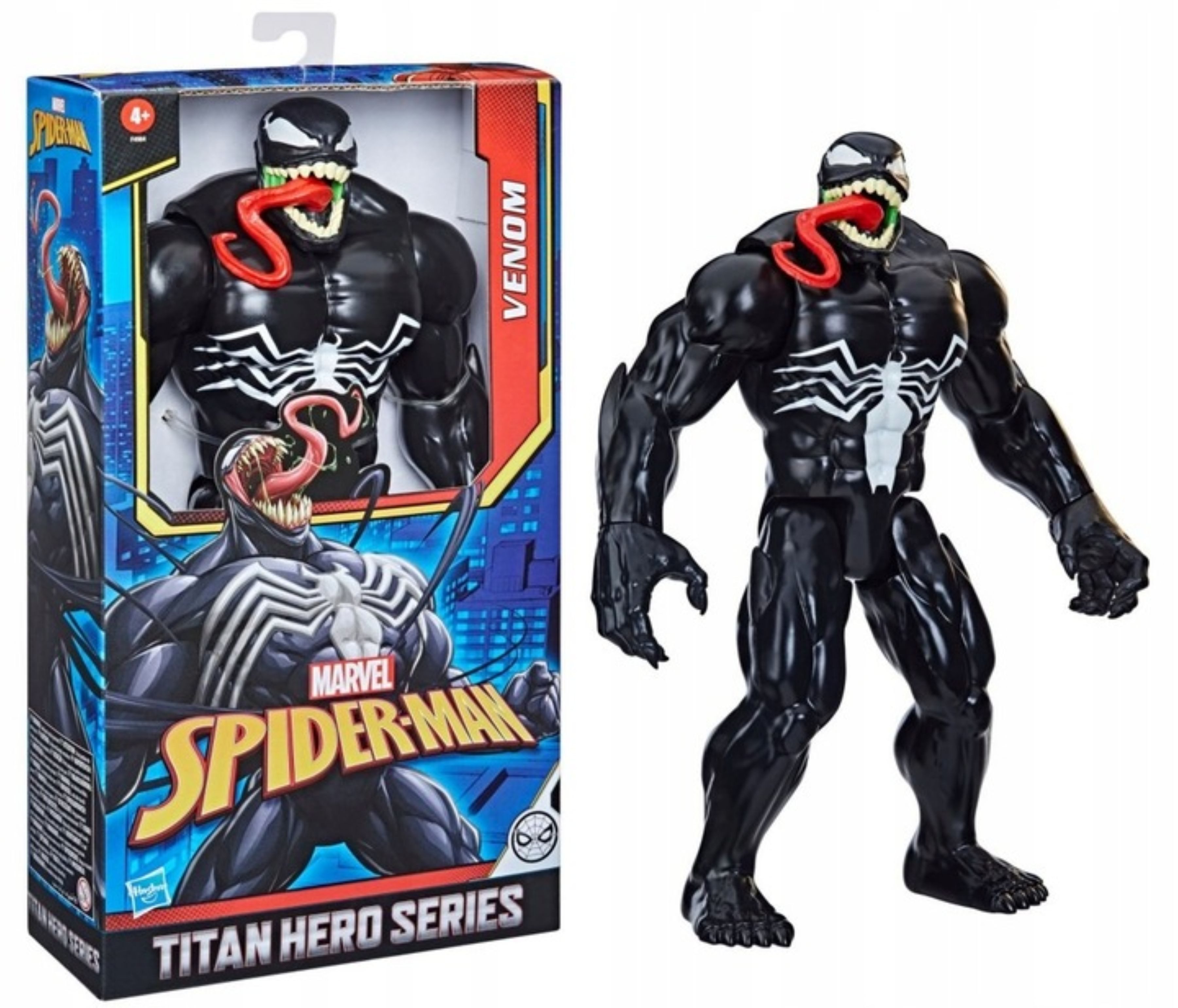 Hasbro Spielfigur Hasbro Marvel Venom Titan Hero Deluxe Figur 30 cm beweglich, (1-tlg)