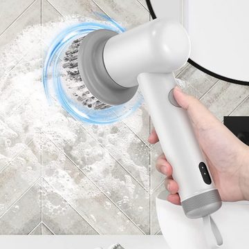 Coonoor Elektro-Oberflächenbürste Reinigungsbürsten-Set, Akku-Reinigungsbürste, für die Reinigung von Badezimmern, Wannen, Böden, Fliesen und zu Hause
