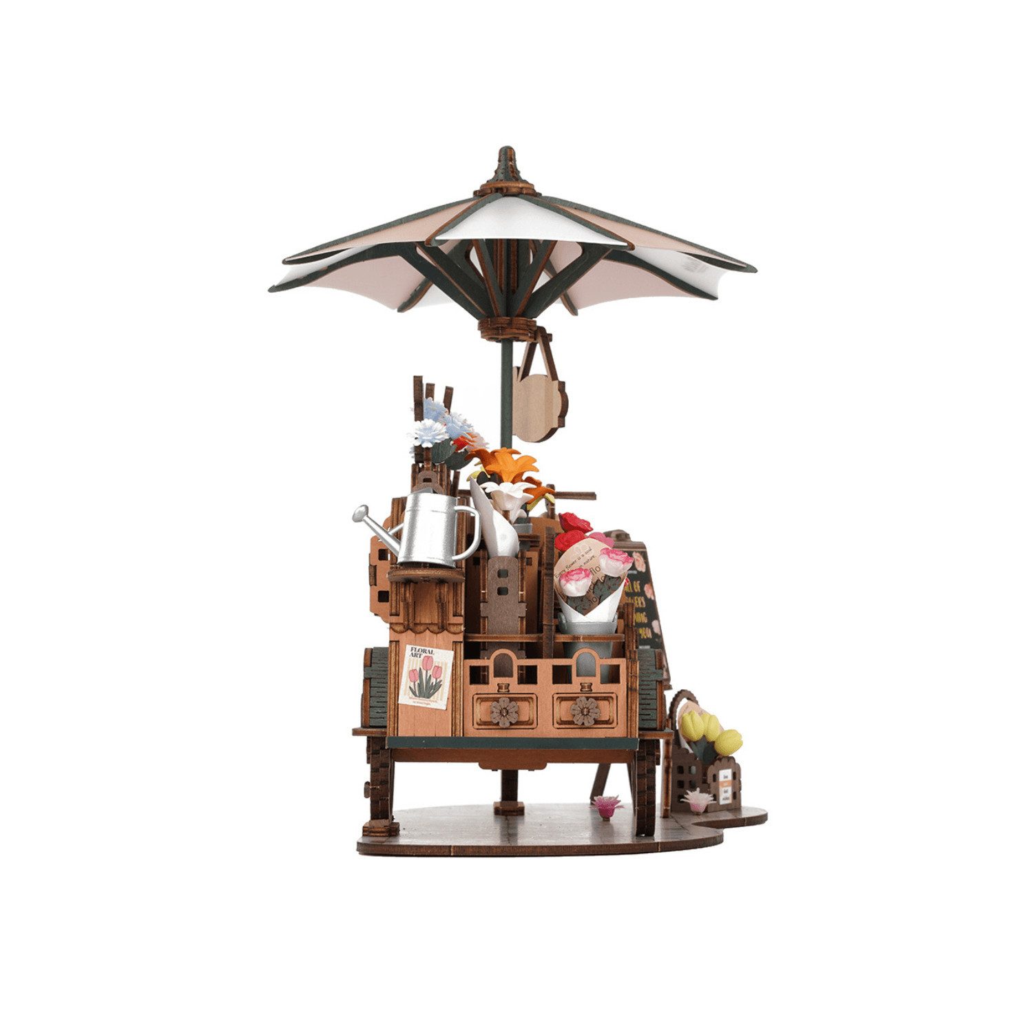 Robotime 3D-Puzzle Robotime Blumenfahrrad Rolife 3D Puzzle, 187 Puzzleteile günstig online kaufen