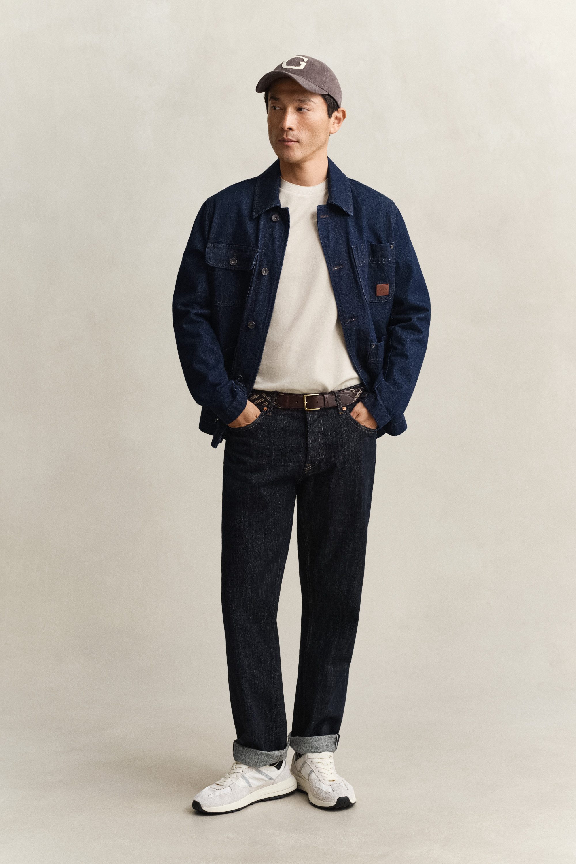 Gant T-Shirt TONE PIQUE Regular fit mit Rundhalsausschnitt