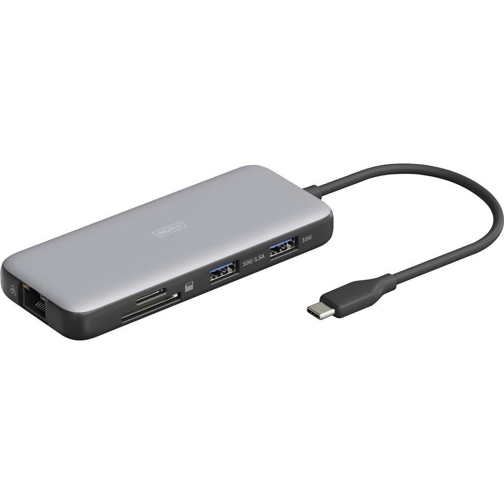 Digitus Laptop-Dockingstation USB-C Docking Station, 8-Port DA-70915