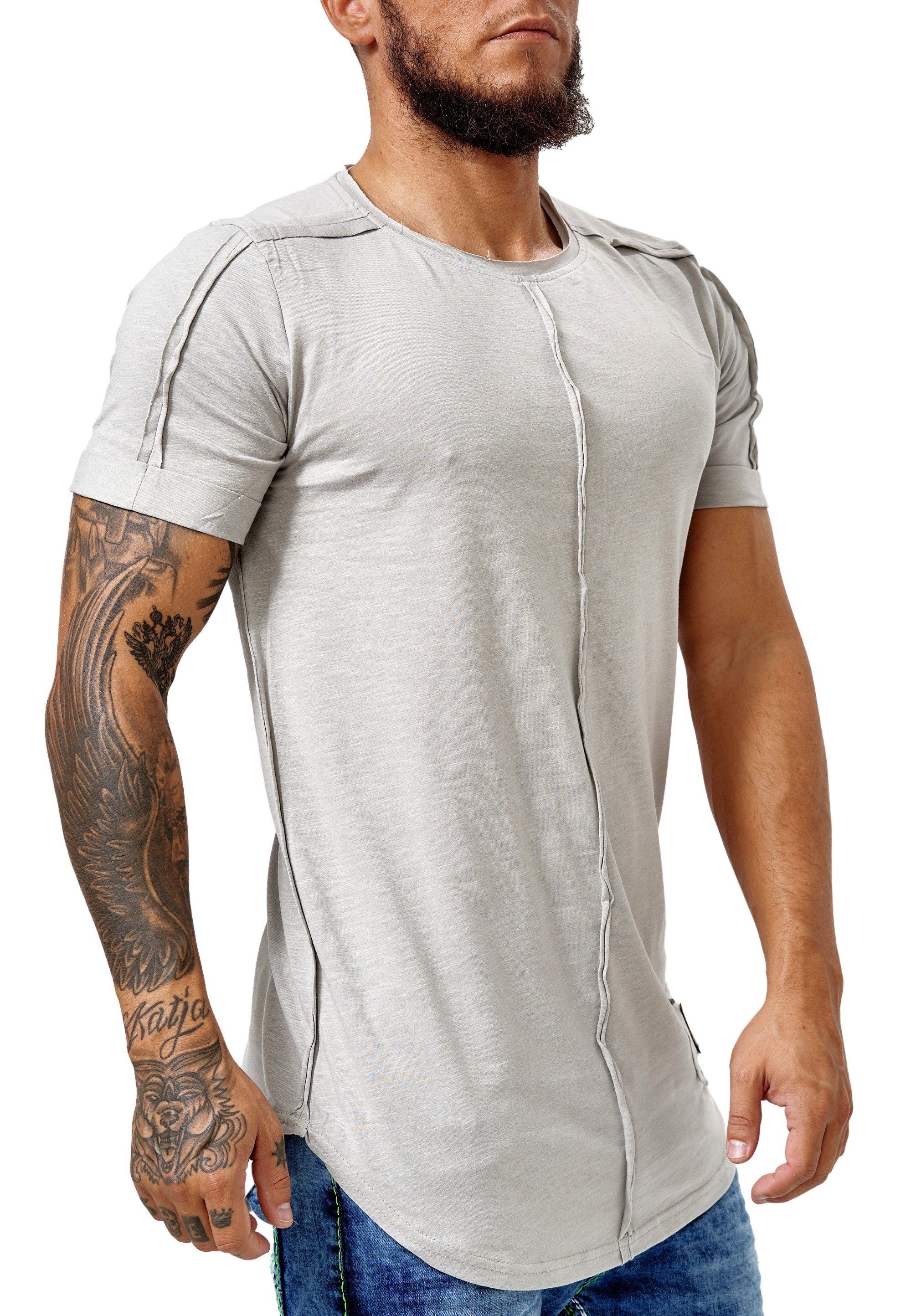 Code47 T-Shirt Code47 T-Shirt 3754 (1-tlg) Grau