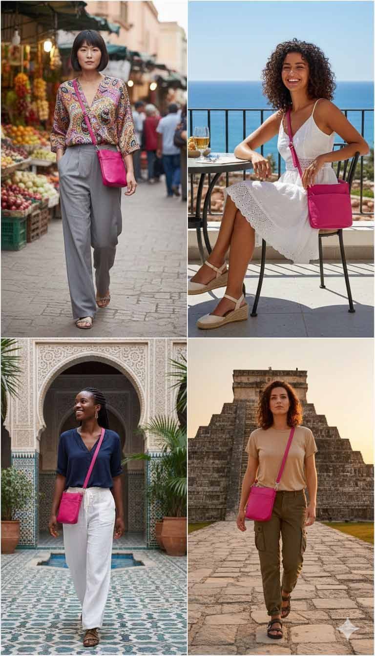 ITALYSHOP24 Schultertasche Made in Italy DAMEN LEDER TASCHE Crossbody Umhängetasche Mini Hobo Bag, Ledertasche Damentasche City Bag CrossOver Freizeit CrossBag Shopper